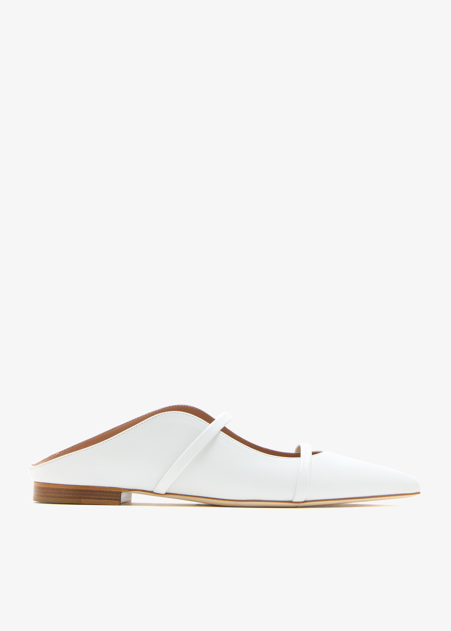 Maureen flat mules, White
Maureen flat mules, White