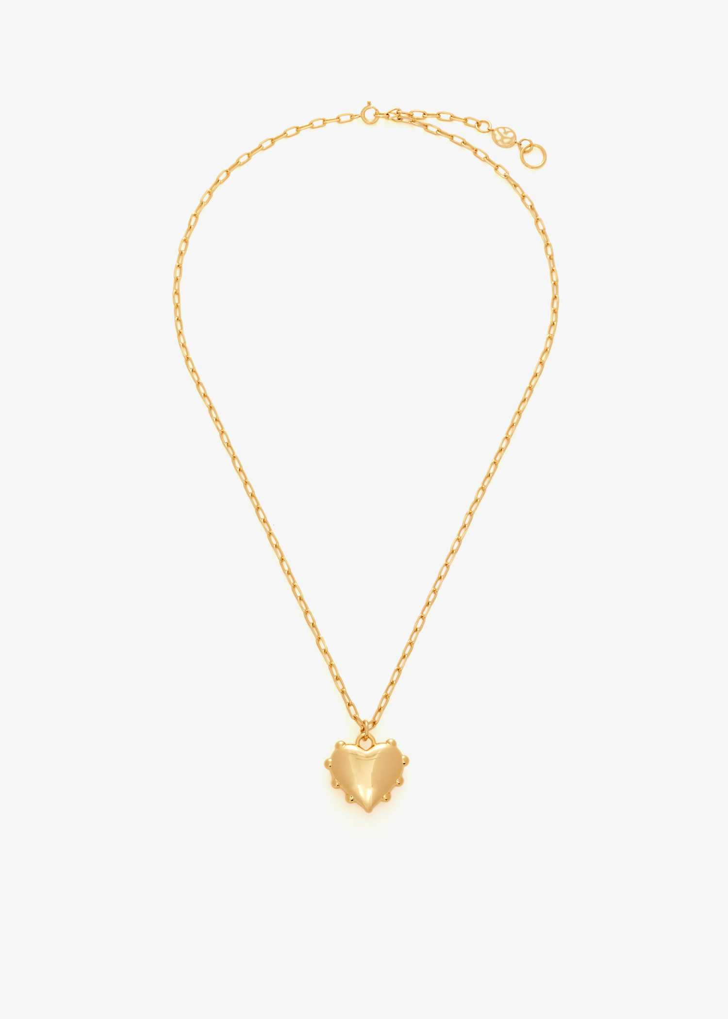 Milagros Heart necklace, Gold
Milagros Heart necklace, Gold