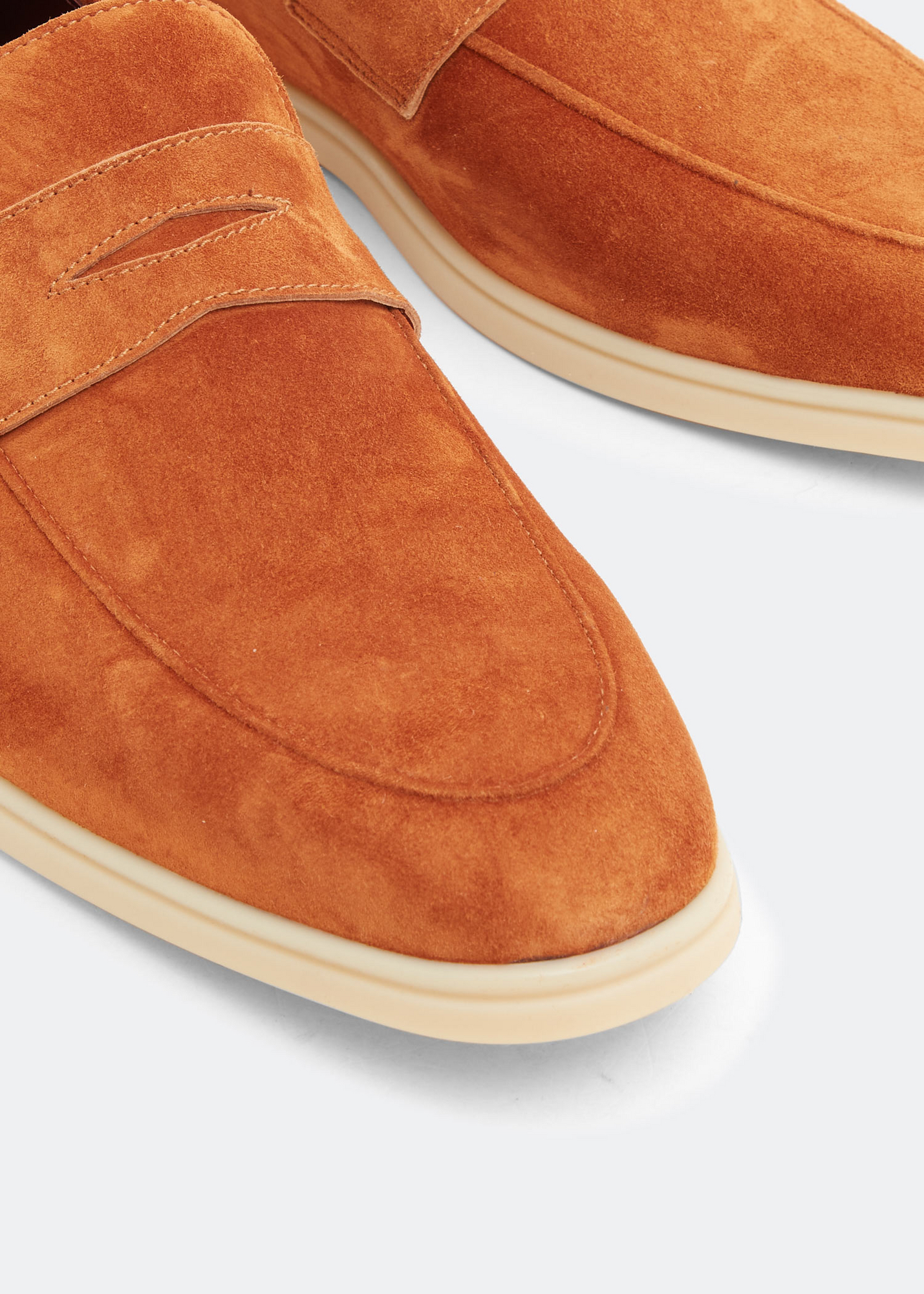 Suede loafers, Brown