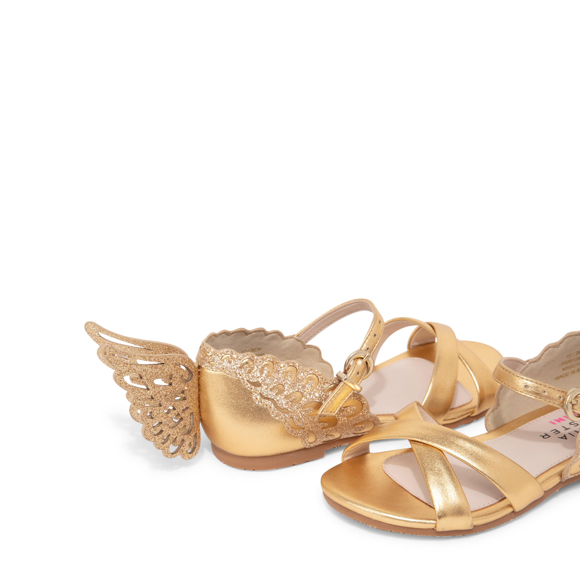 Evangeline sandals, Gold