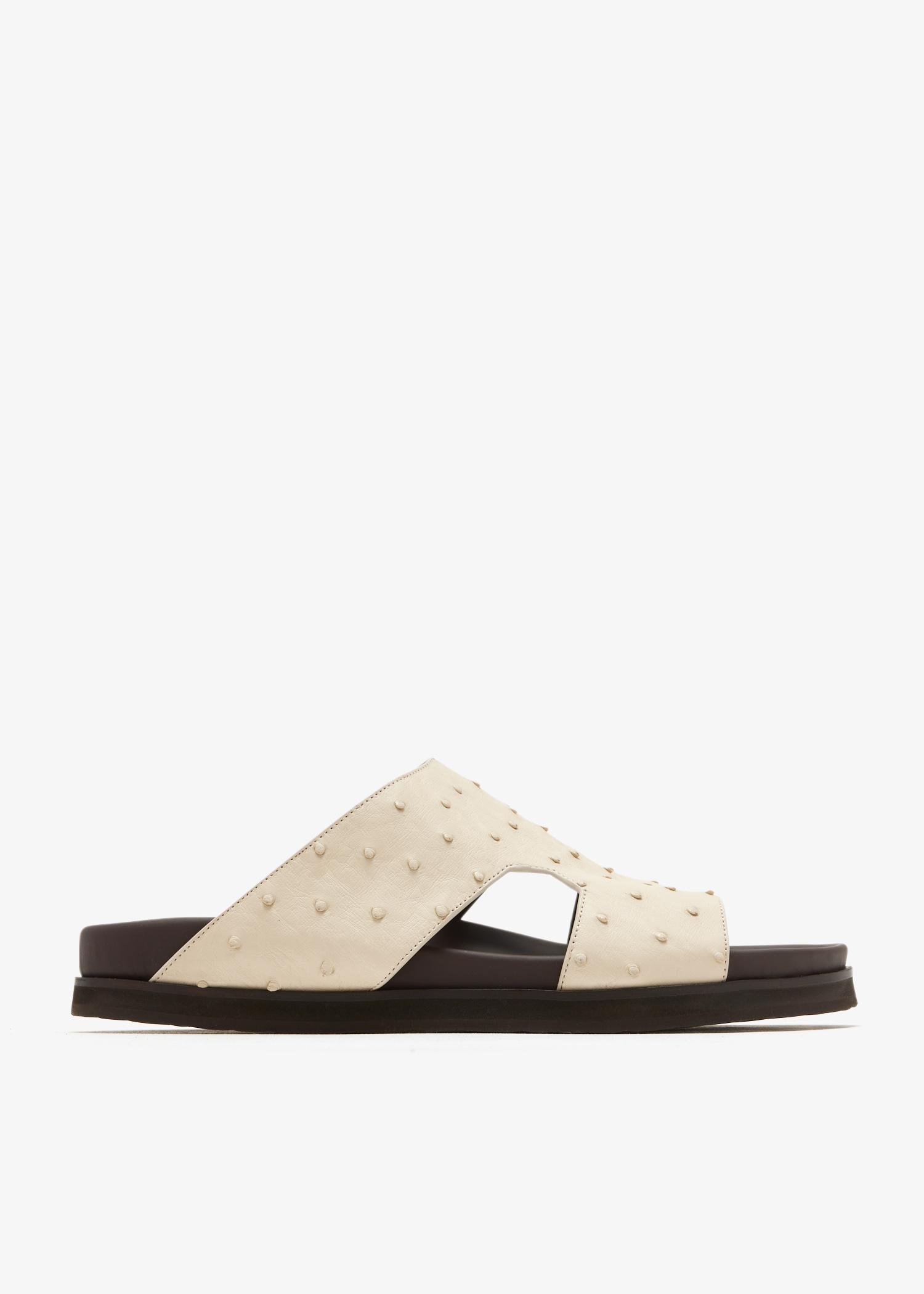 Amorti Arca Ostrich sandals, Cream
Amorti Arca Ostrich sandals, Cream