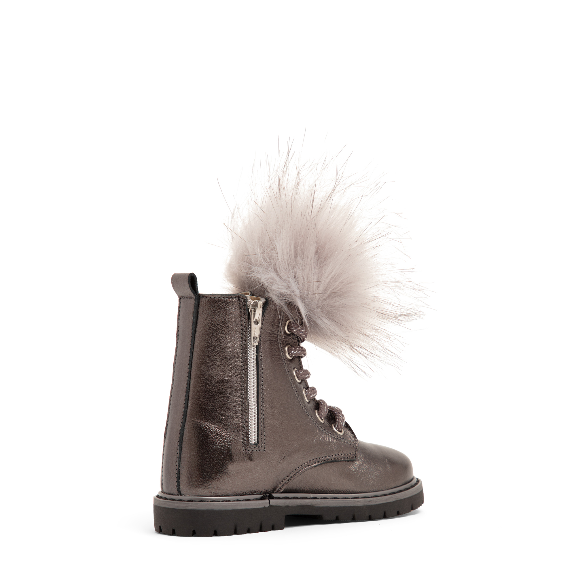 Leather boots, Metallic