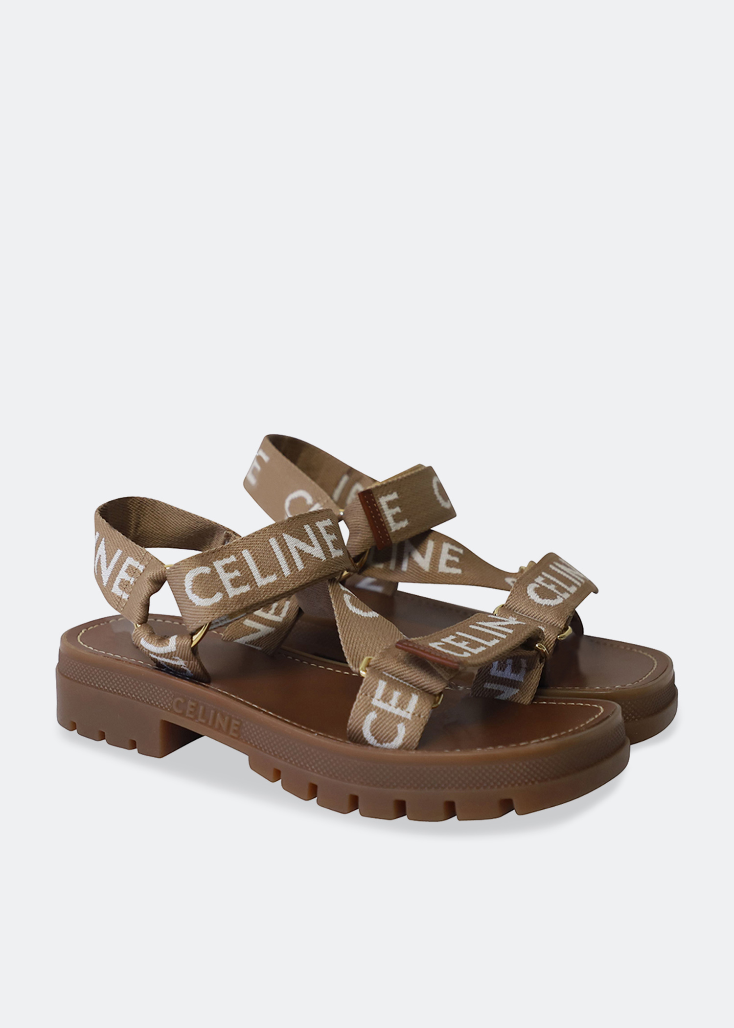 Leo strappy sandals, Brown