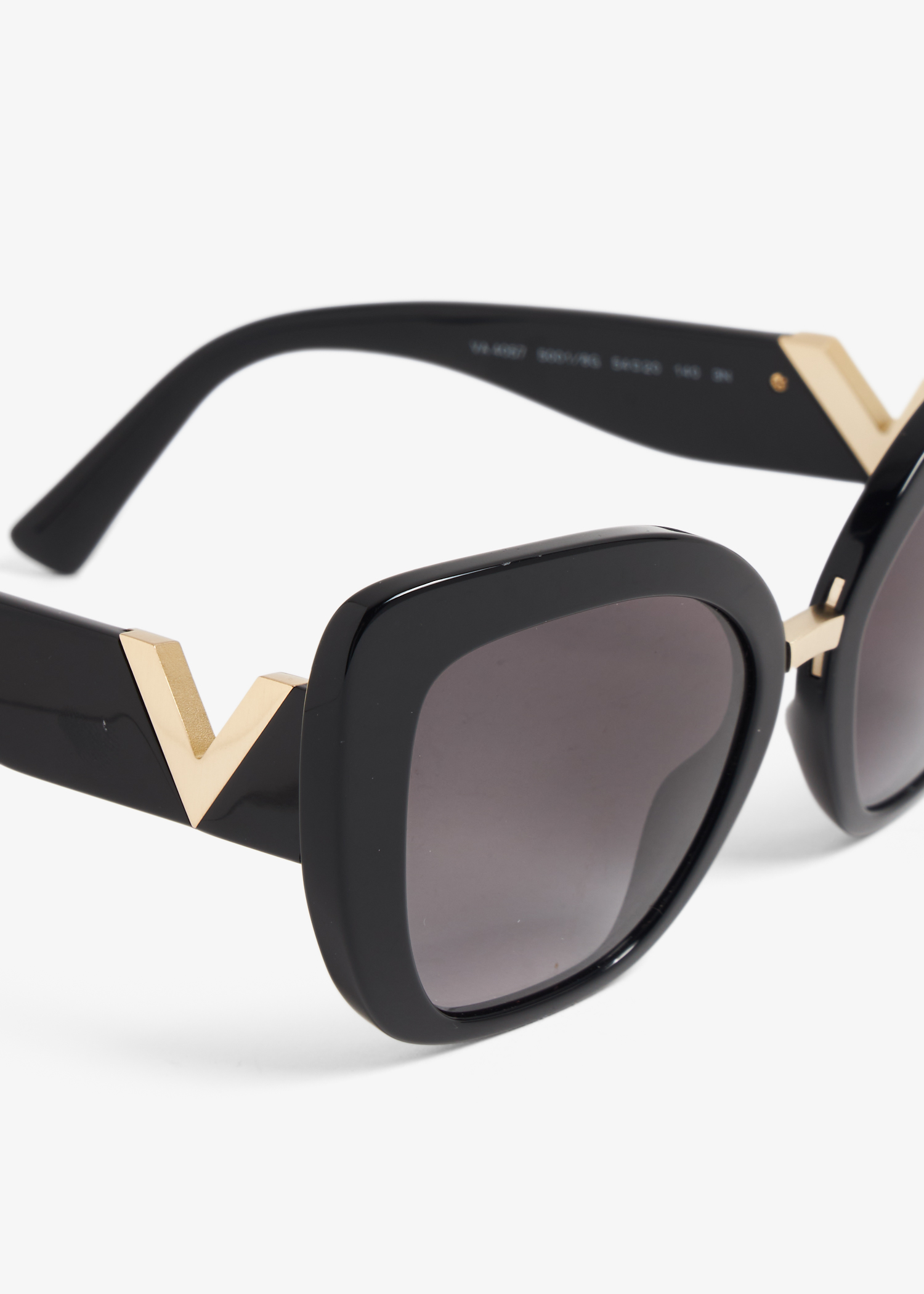 Cat-eye sunglasses, Black