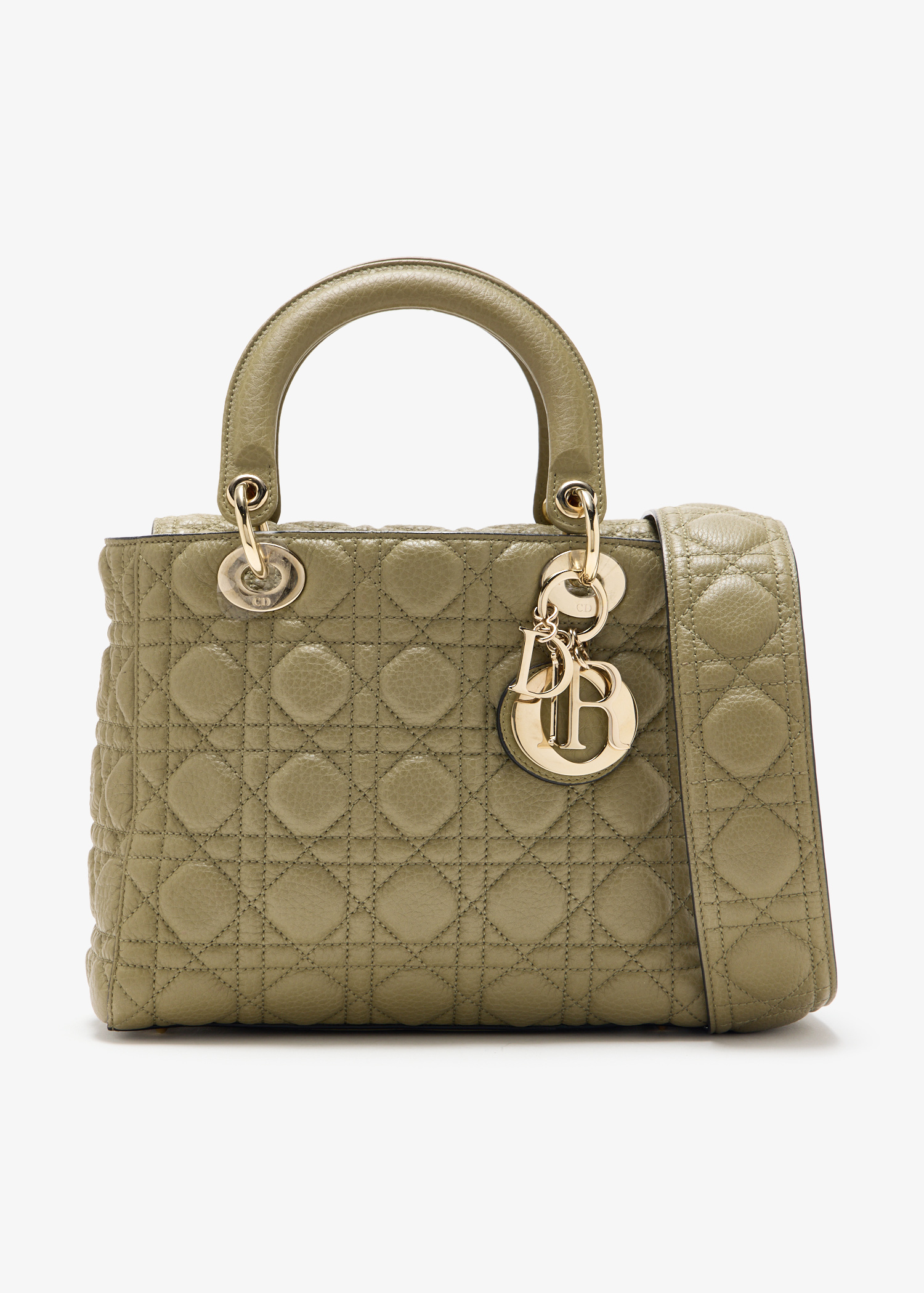 Medium Lady Dior bag, Green
Medium Lady Dior bag, Green