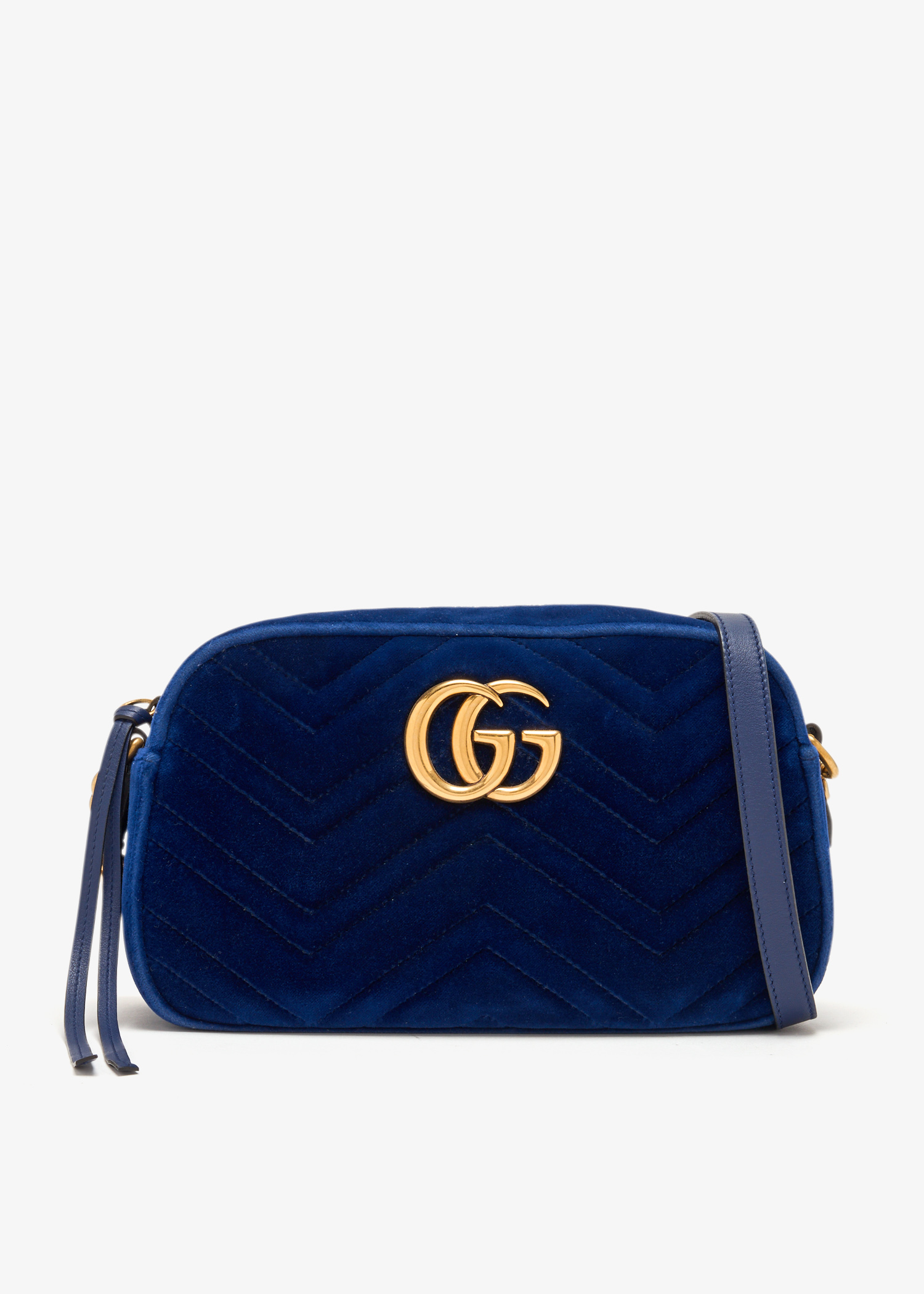 Small GG Marmont shoulder bag, Blue
Small GG Marmont shoulder bag, Blue