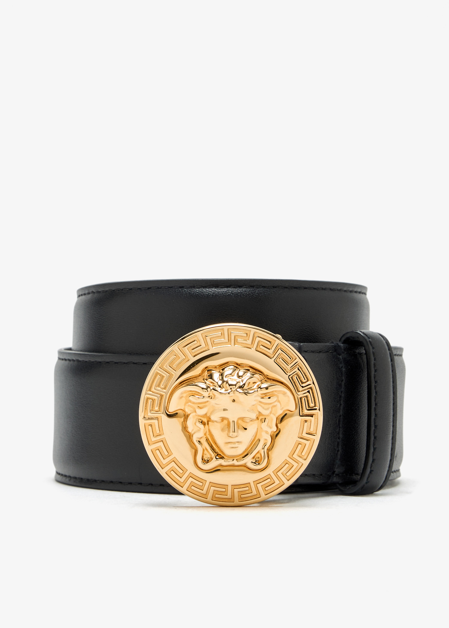 Medusa buckle belt, Black
Medusa buckle belt, Black