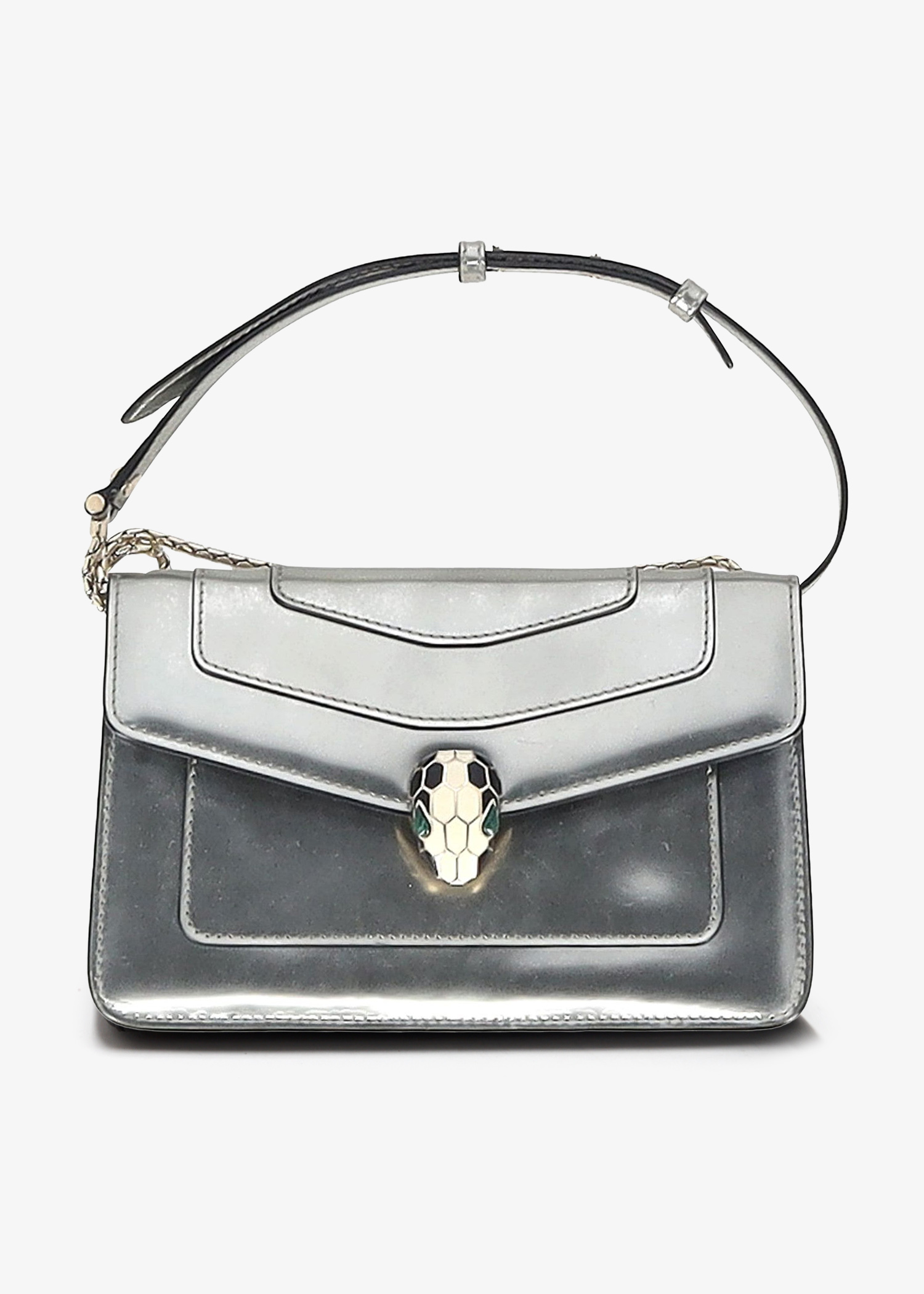 Serpenti Forever crossbody bag, Silver
Serpenti Forever crossbody bag, Silver