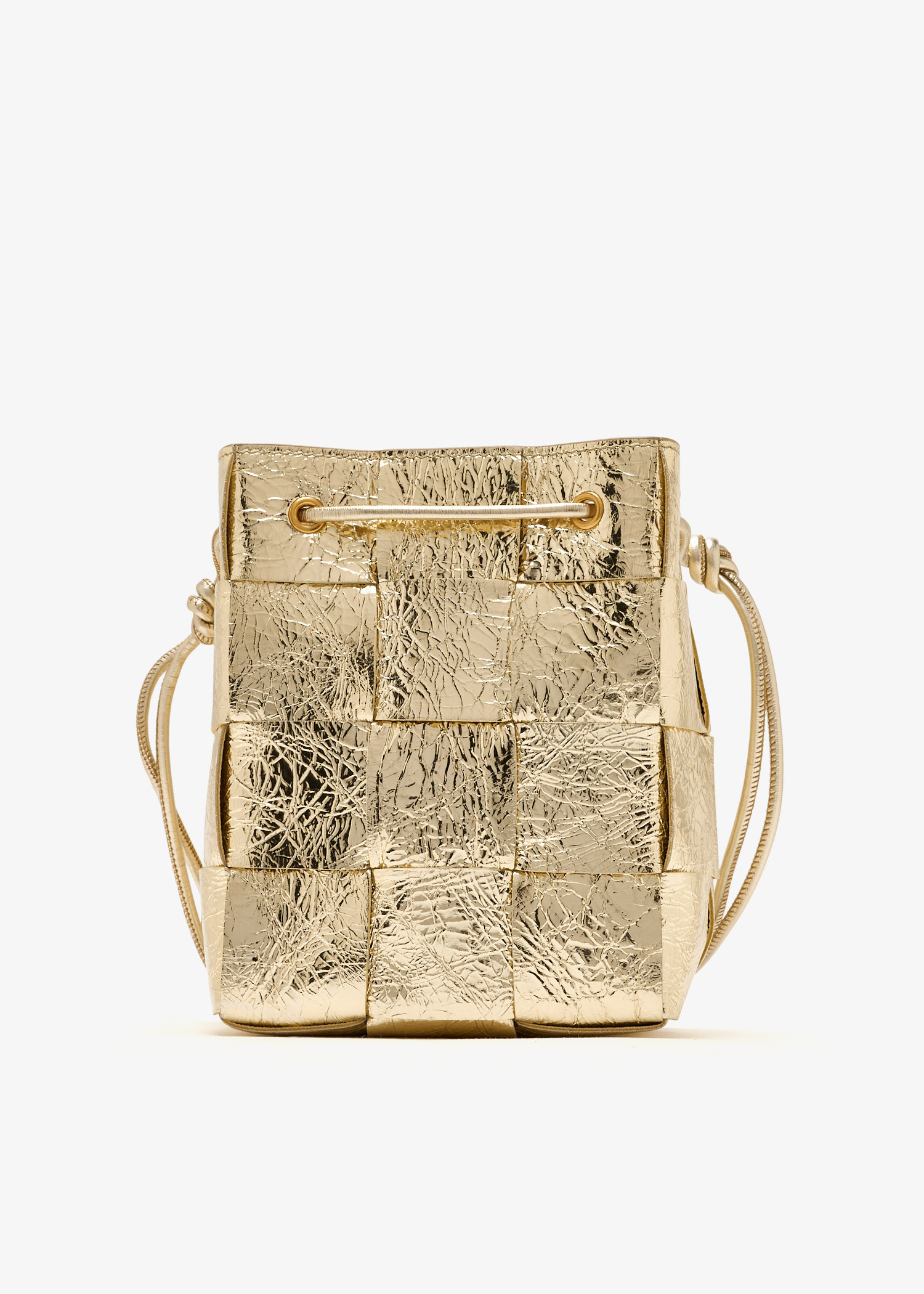 Small Cassette bucket bag, Gold
Small Cassette bucket bag, Gold
