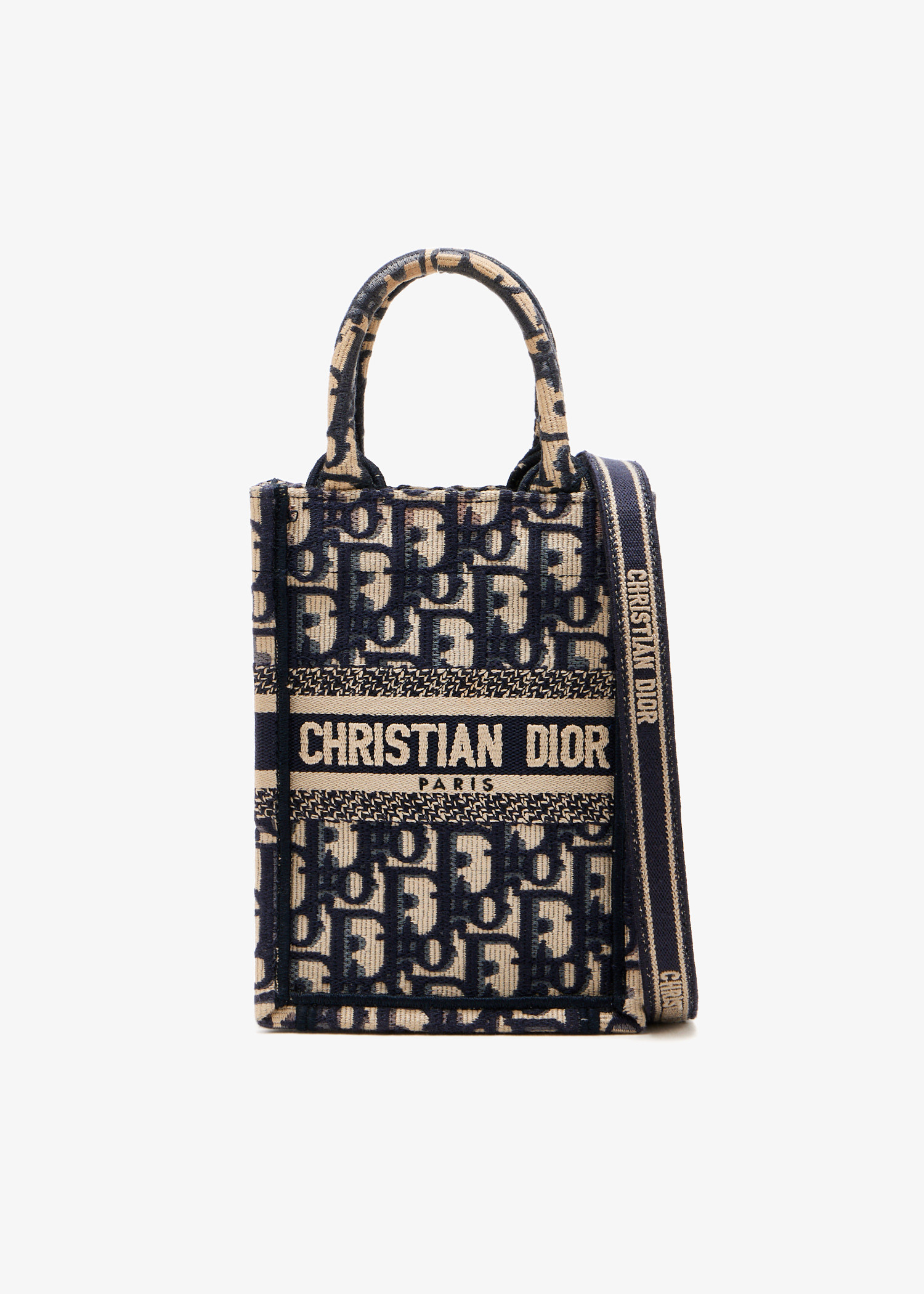 Mini Vertical Book tote bag, Navy
Mini Vertical Book tote bag, Navy