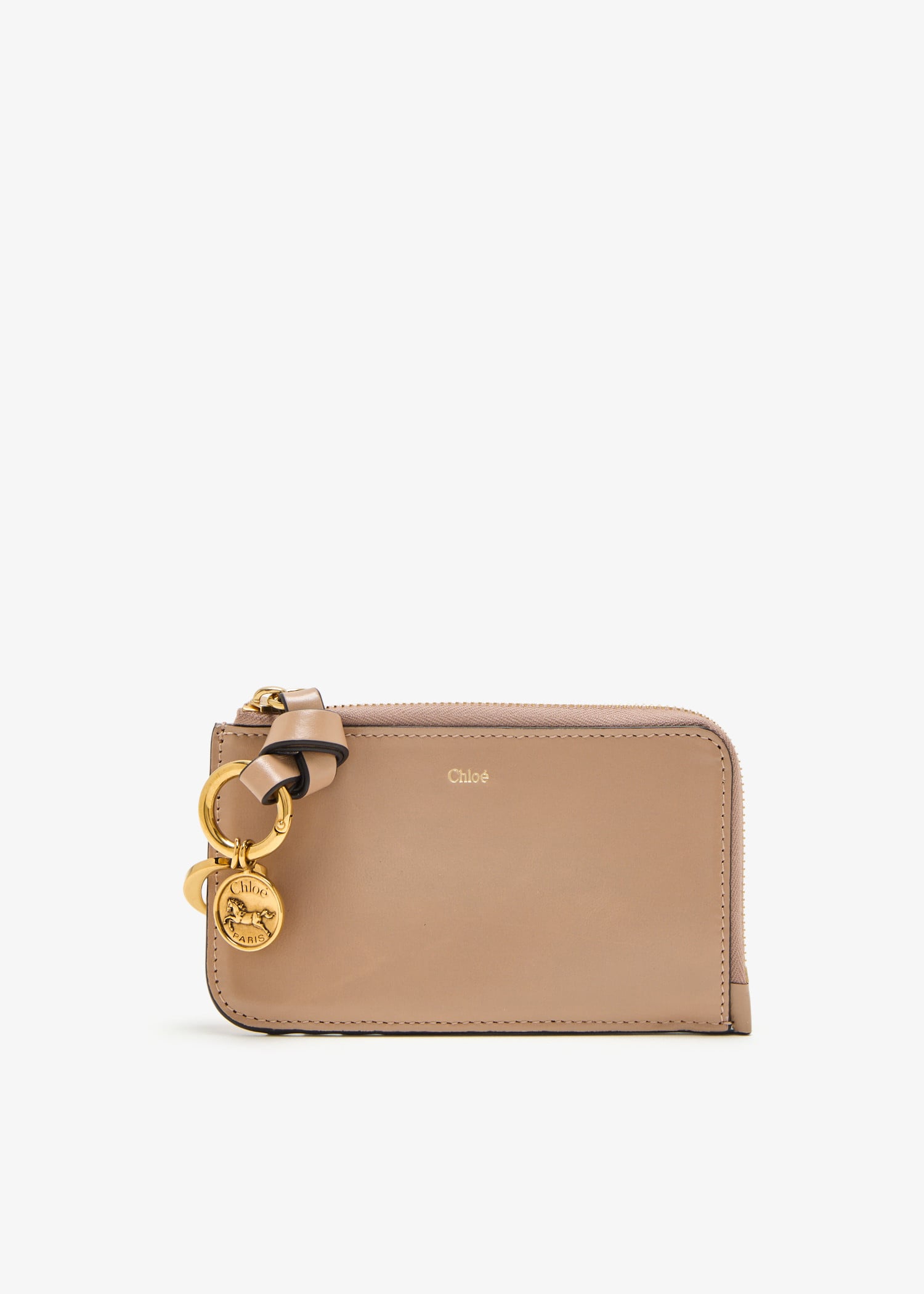 Alphabet zipped wallet, Beige
Alphabet zipped wallet, Beige