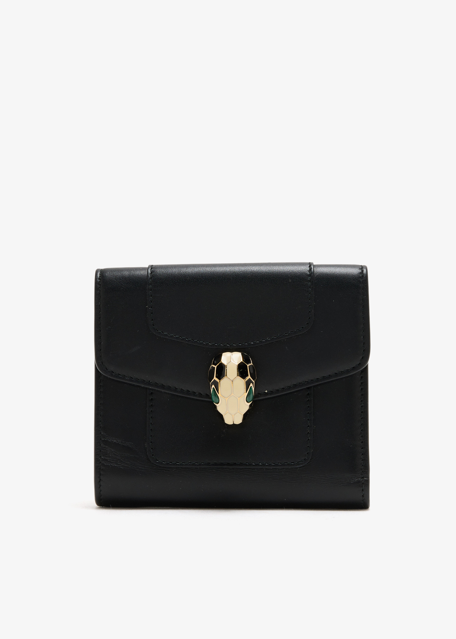 Serpenti Forever tri-fold wallet, Black
Serpenti Forever tri-fold wallet, Black