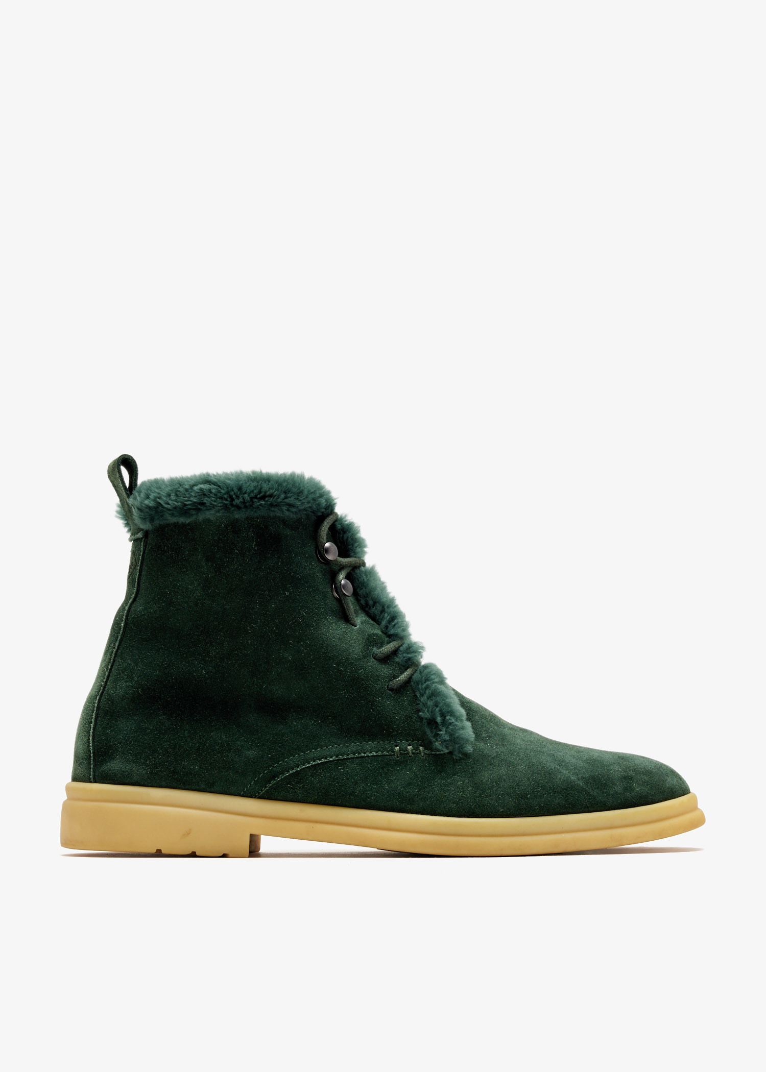 Shearling ankle boots, Green
Shearling ankle boots, Green