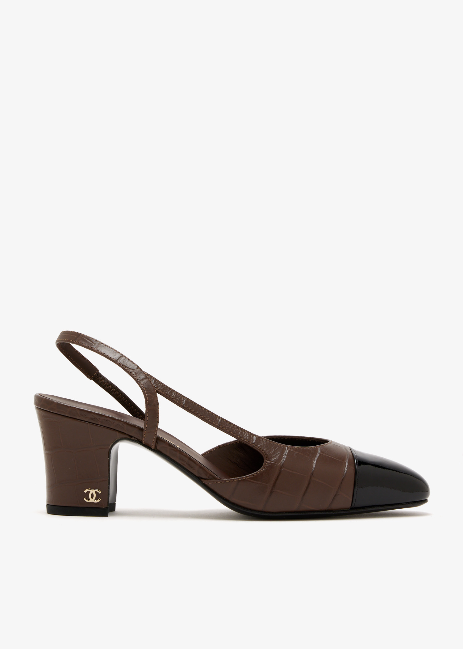 CC slingback pumps, Brown
CC slingback pumps, Brown