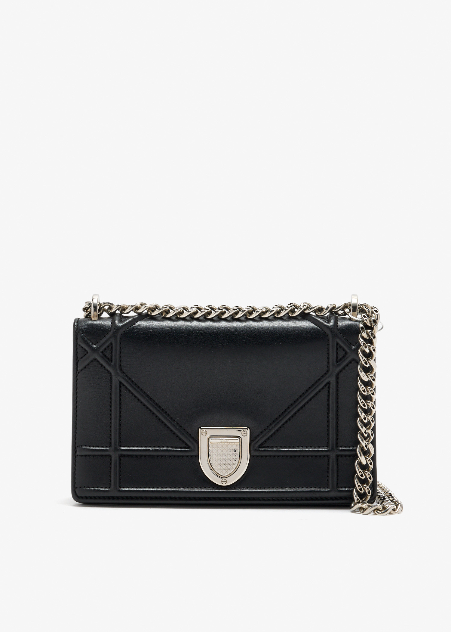 Mini Diorama flap bag, Black
Mini Diorama flap bag, Black