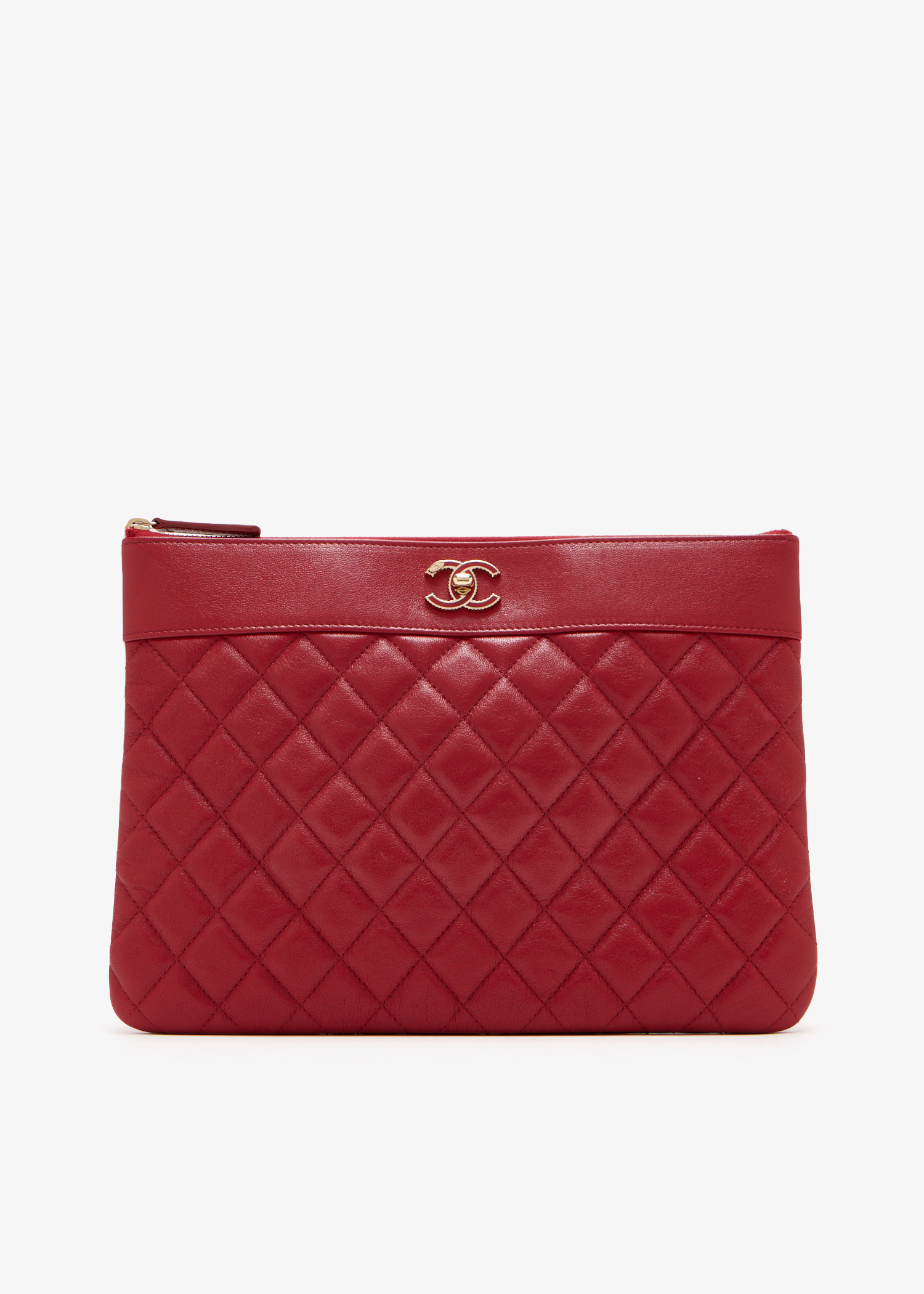 Medium Mademoiselle clutch, Red
Medium Mademoiselle clutch, Red