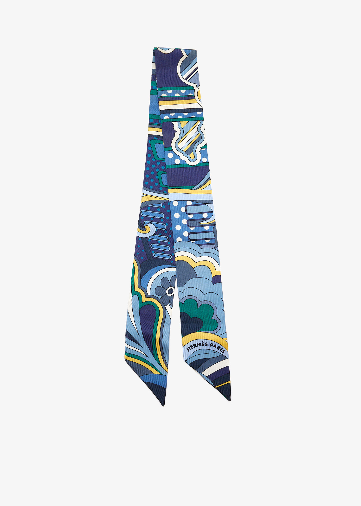Faubourg Rainbow silk twilly scarf, Multicolored
Faubourg Rainbow silk twilly scarf, Multicolored