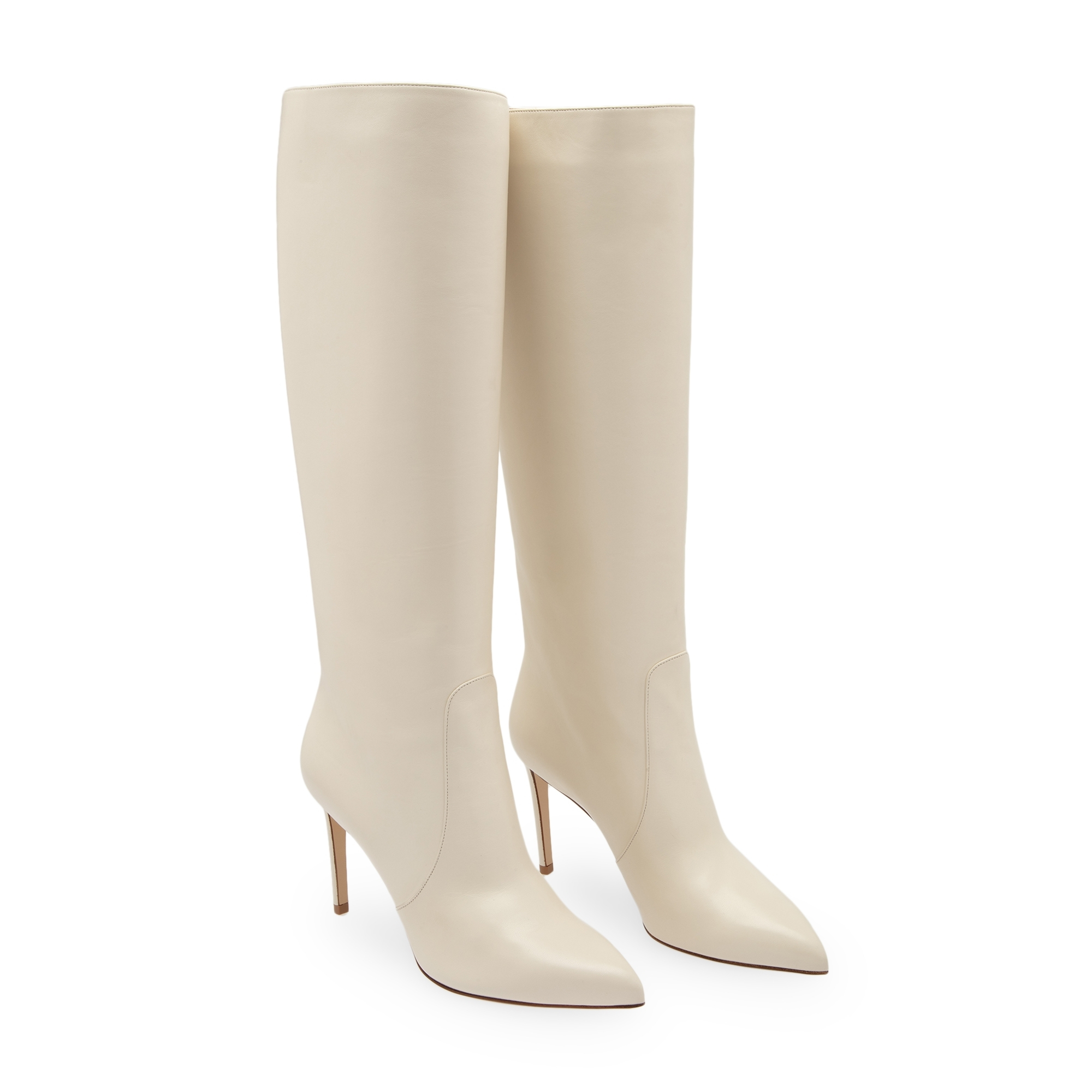 Leather boots, Blue