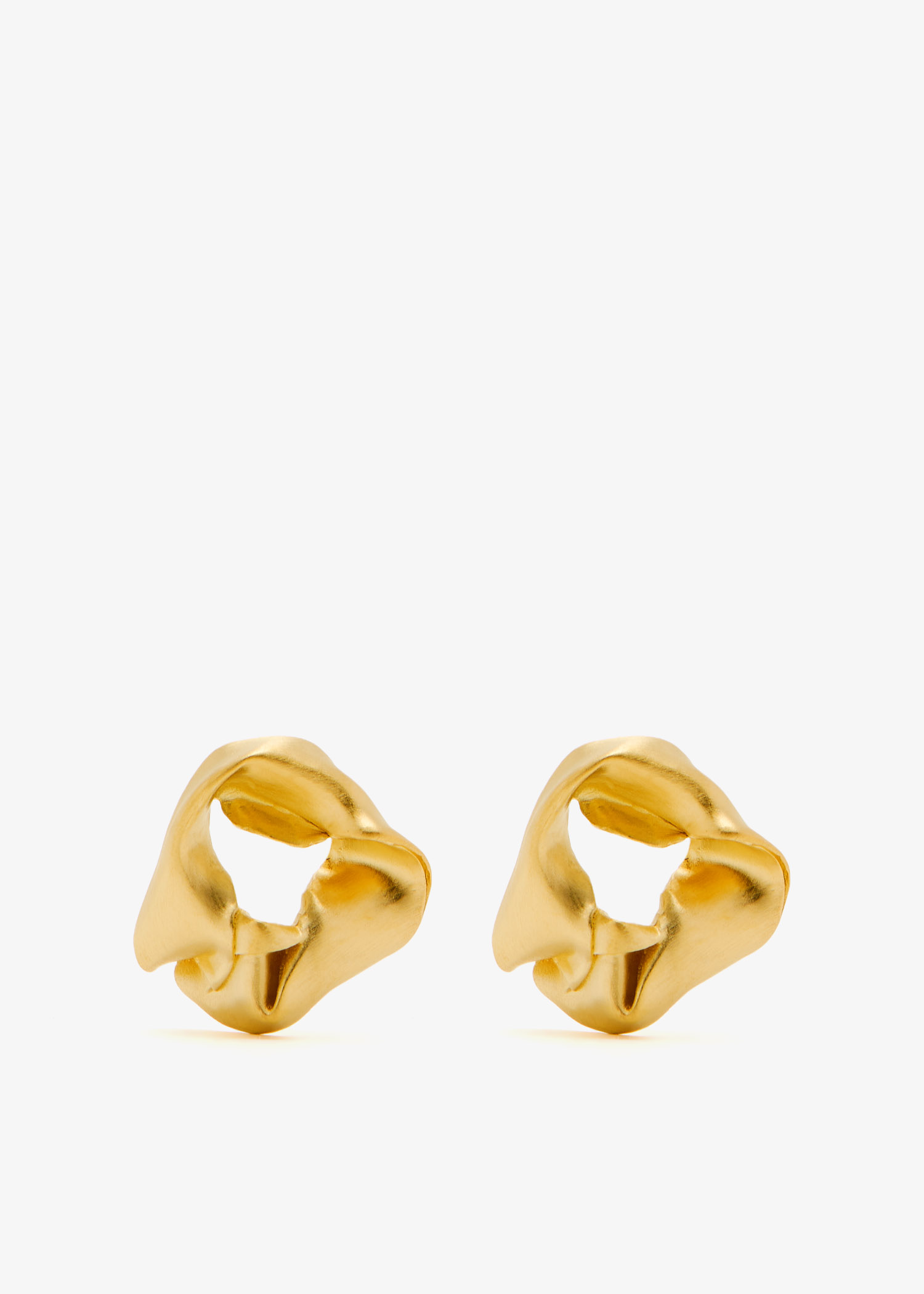 "Notsobig" Scrunch earrings, Gold
"Notsobig" Scrunch earrings, Gold