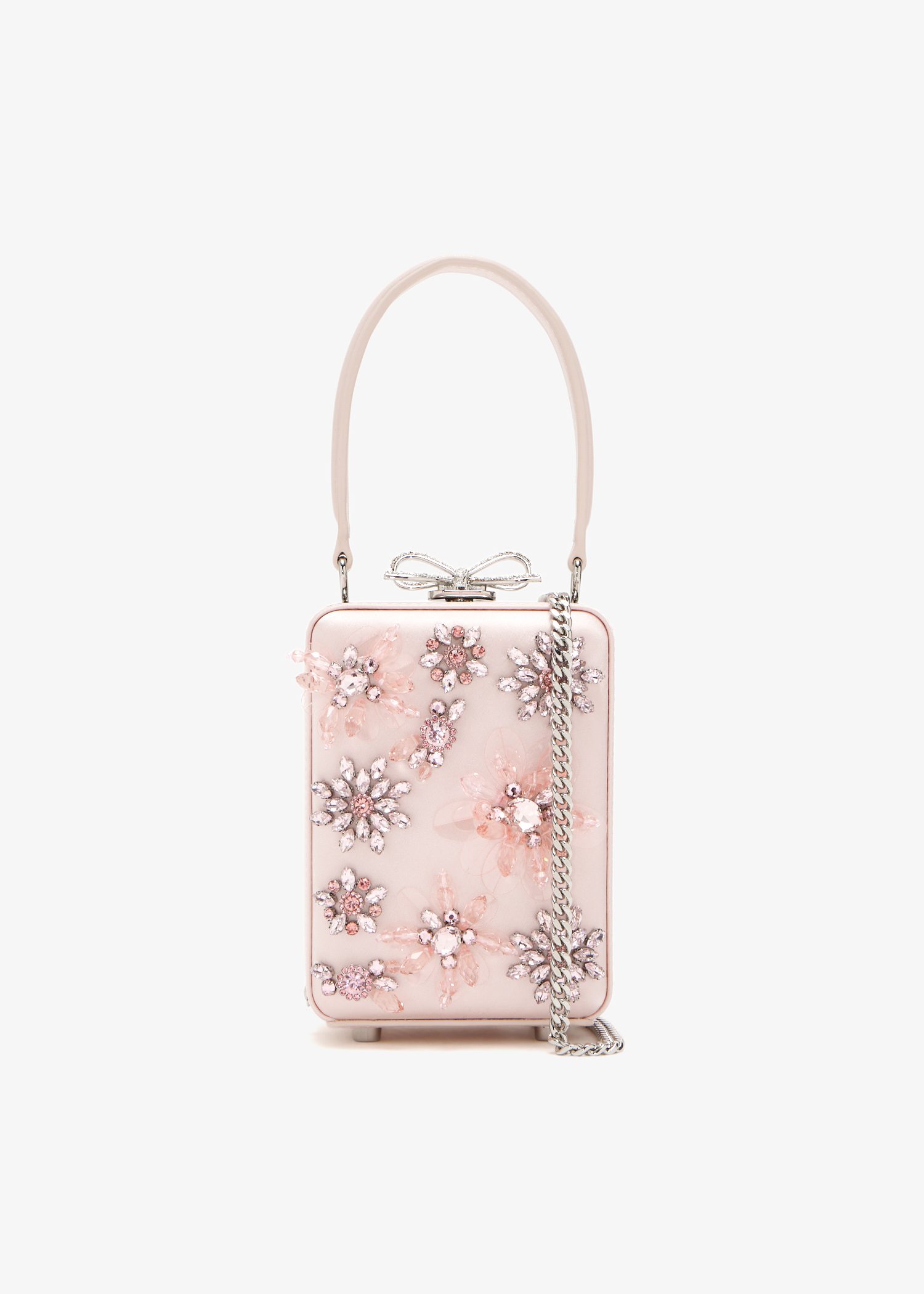 Floral Beaded micro bag, Pink
Floral Beaded micro bag, Pink