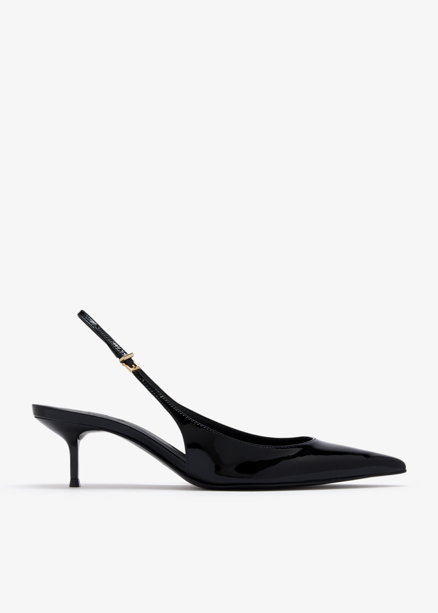 Leather slingback pumps, Black
Leather slingback pumps, Black