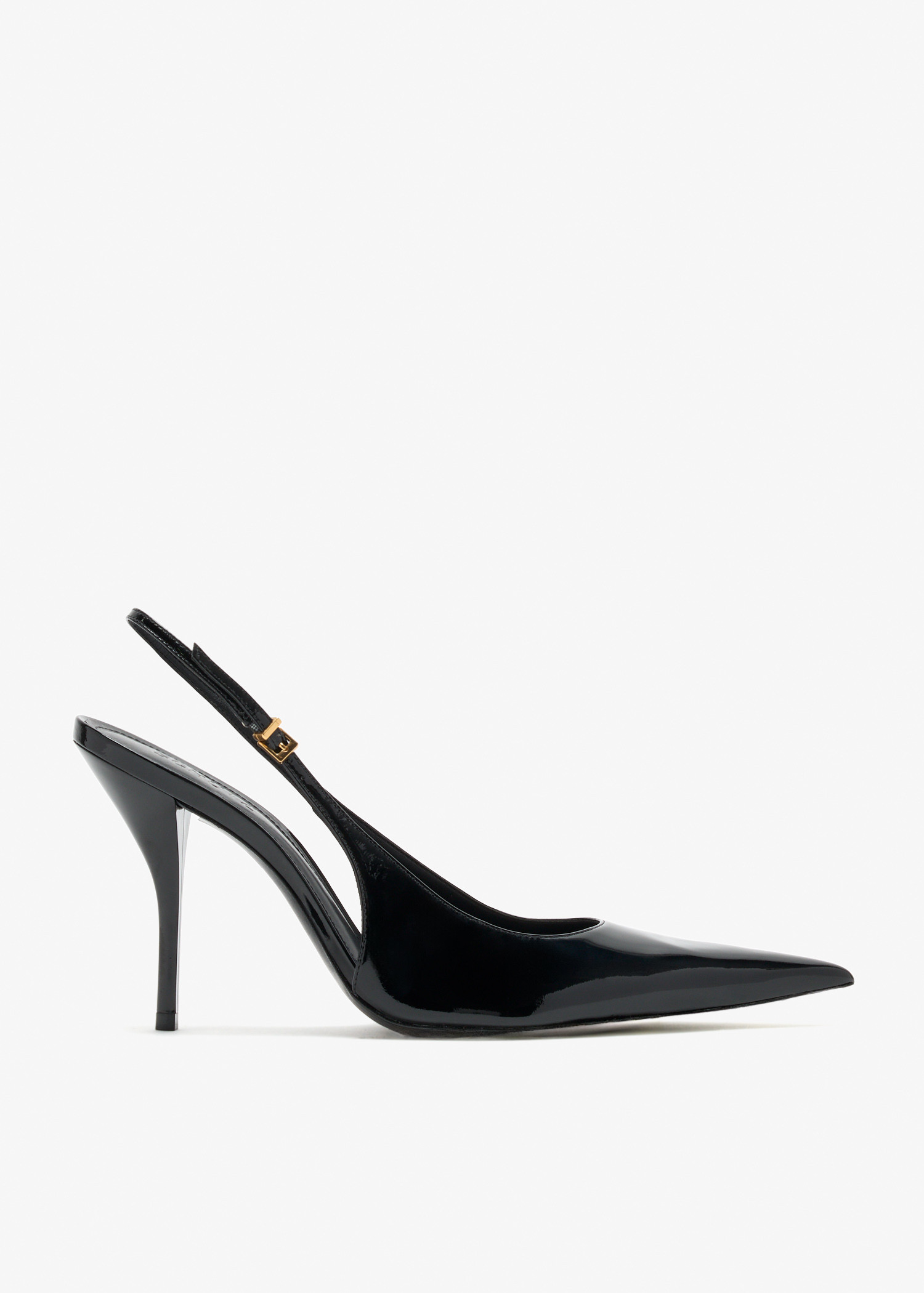 Patent leather slingback pumps, Black
Patent leather slingback pumps, Black