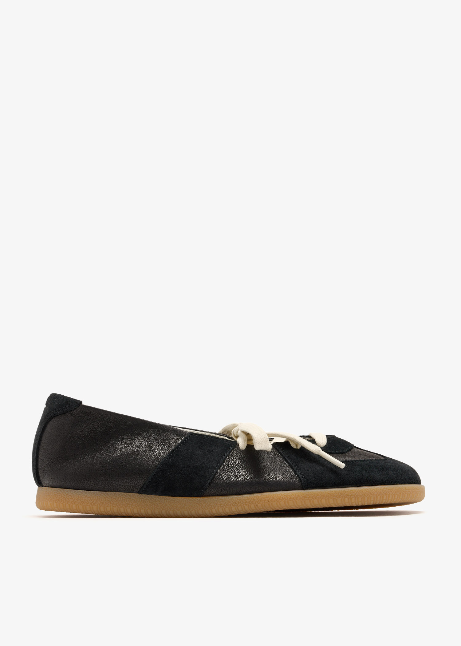 Replica soft laced ballerinas, Black
Replica soft laced ballerinas, Black