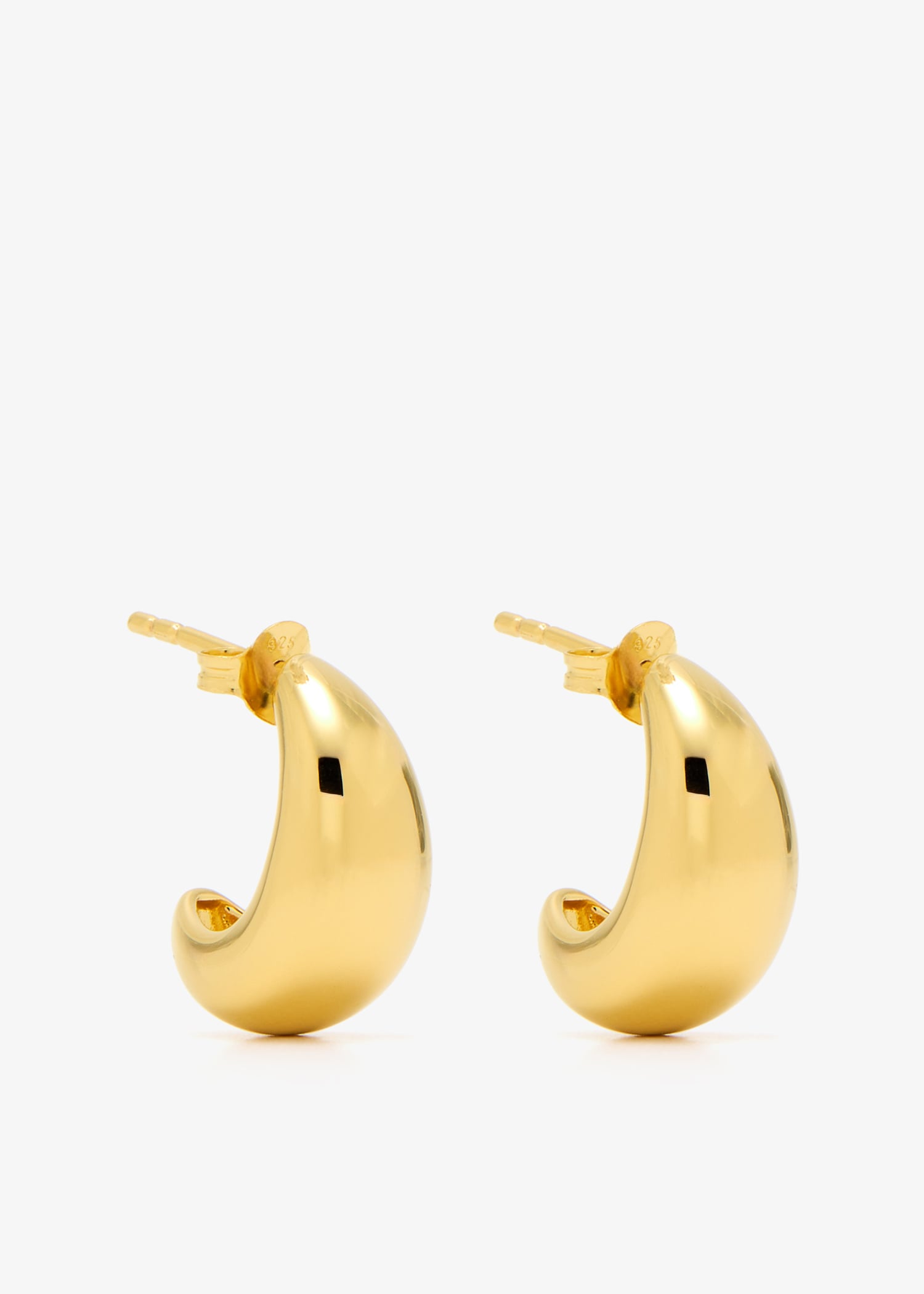 Savi Dome mini hoop earrings, Gold
Savi Dome mini hoop earrings, Gold
