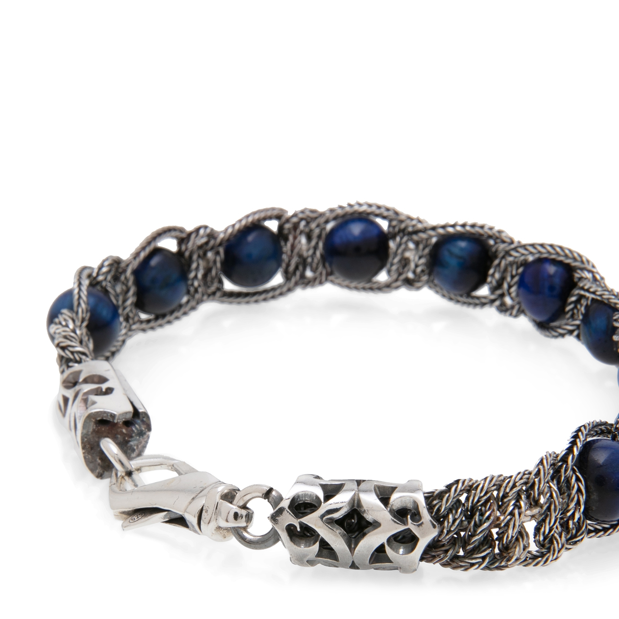 Beaded bracelet, Silver