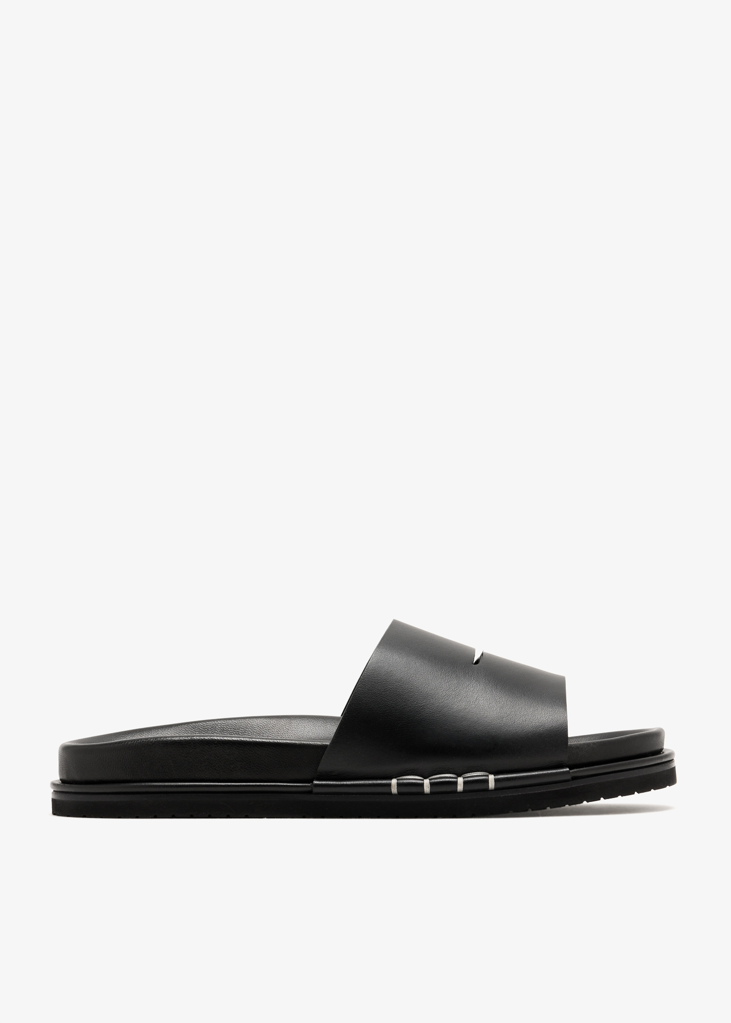 Fussbett leather slides, Black
Fussbett leather slides, Black