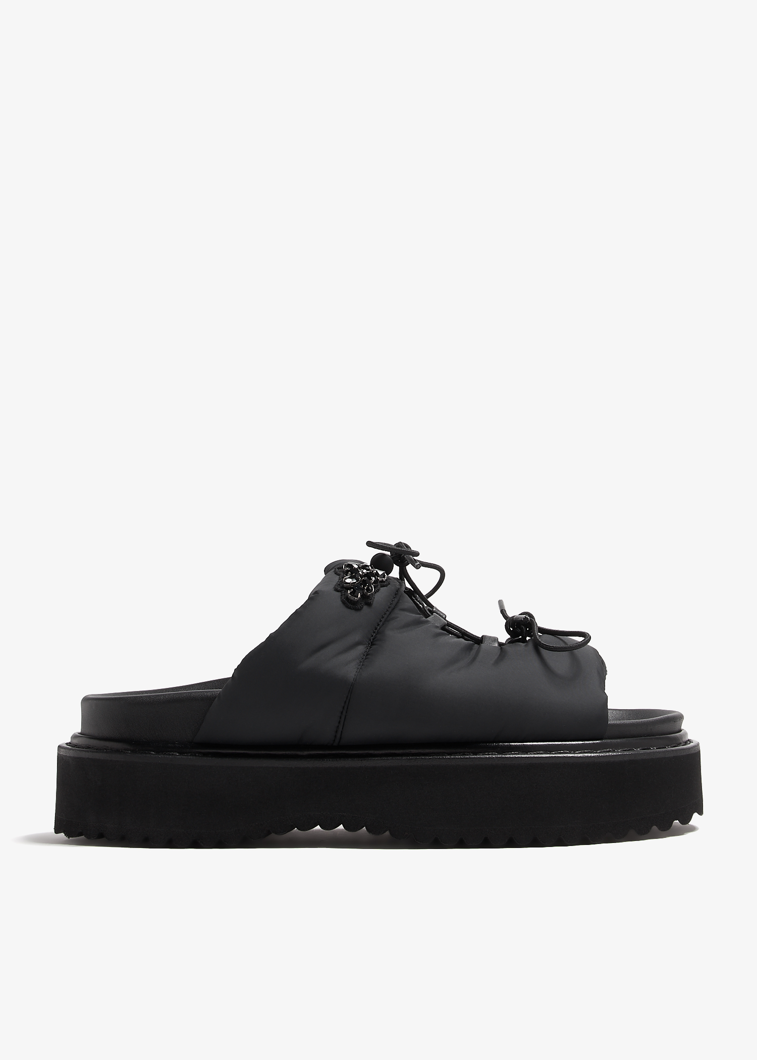 Platform Ghillie sandals, Black
Platform Ghillie sandals, Black