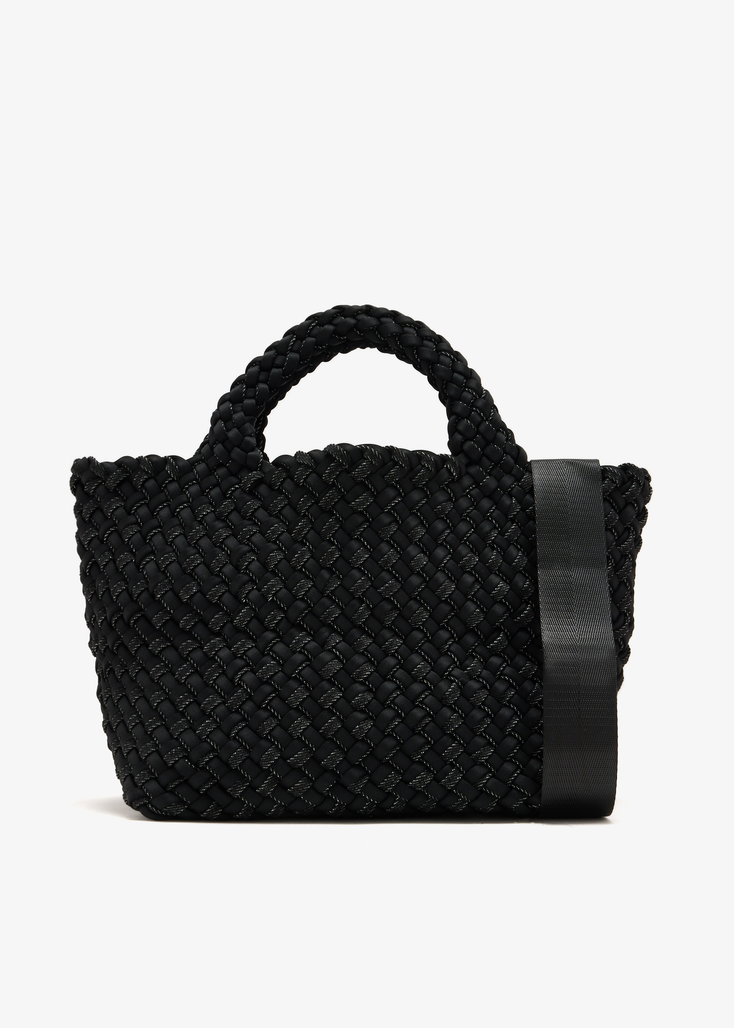 St. Barths double weave small tote bag, Black
St. Barths double weave small tote bag, Black
