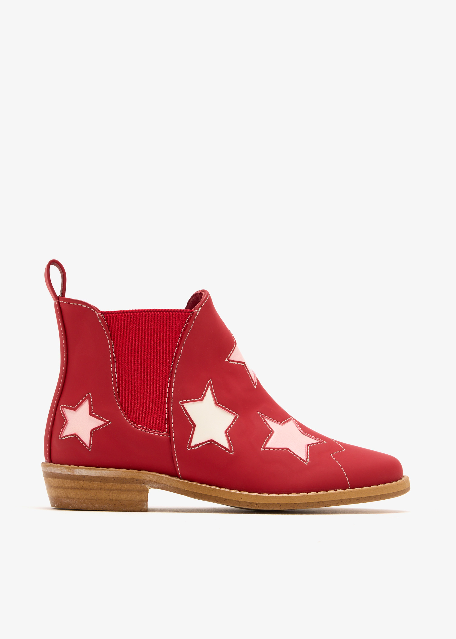 Star appliqué boots, Red
Star appliqué boots, Red