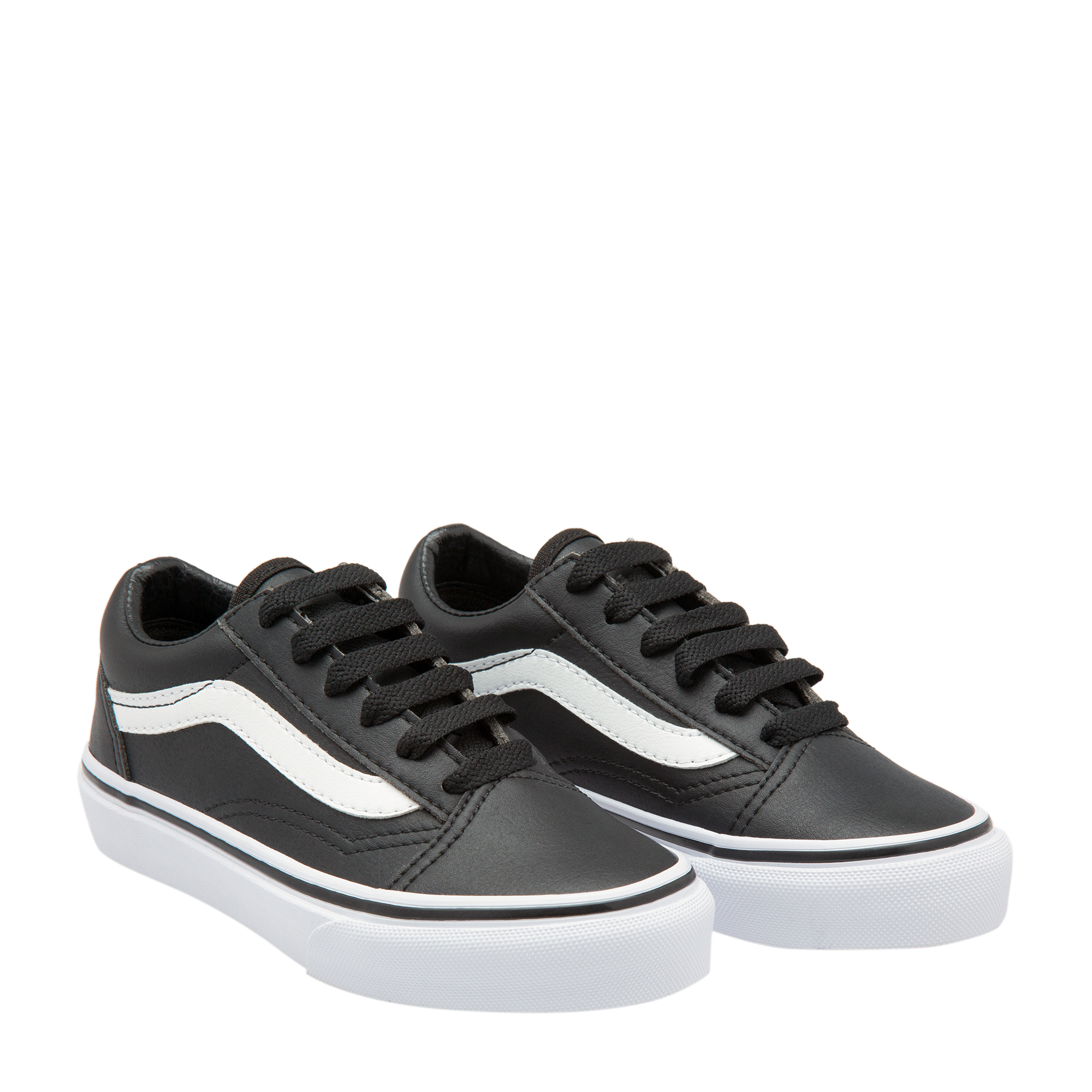 Old Skool leather sneakers, Black
