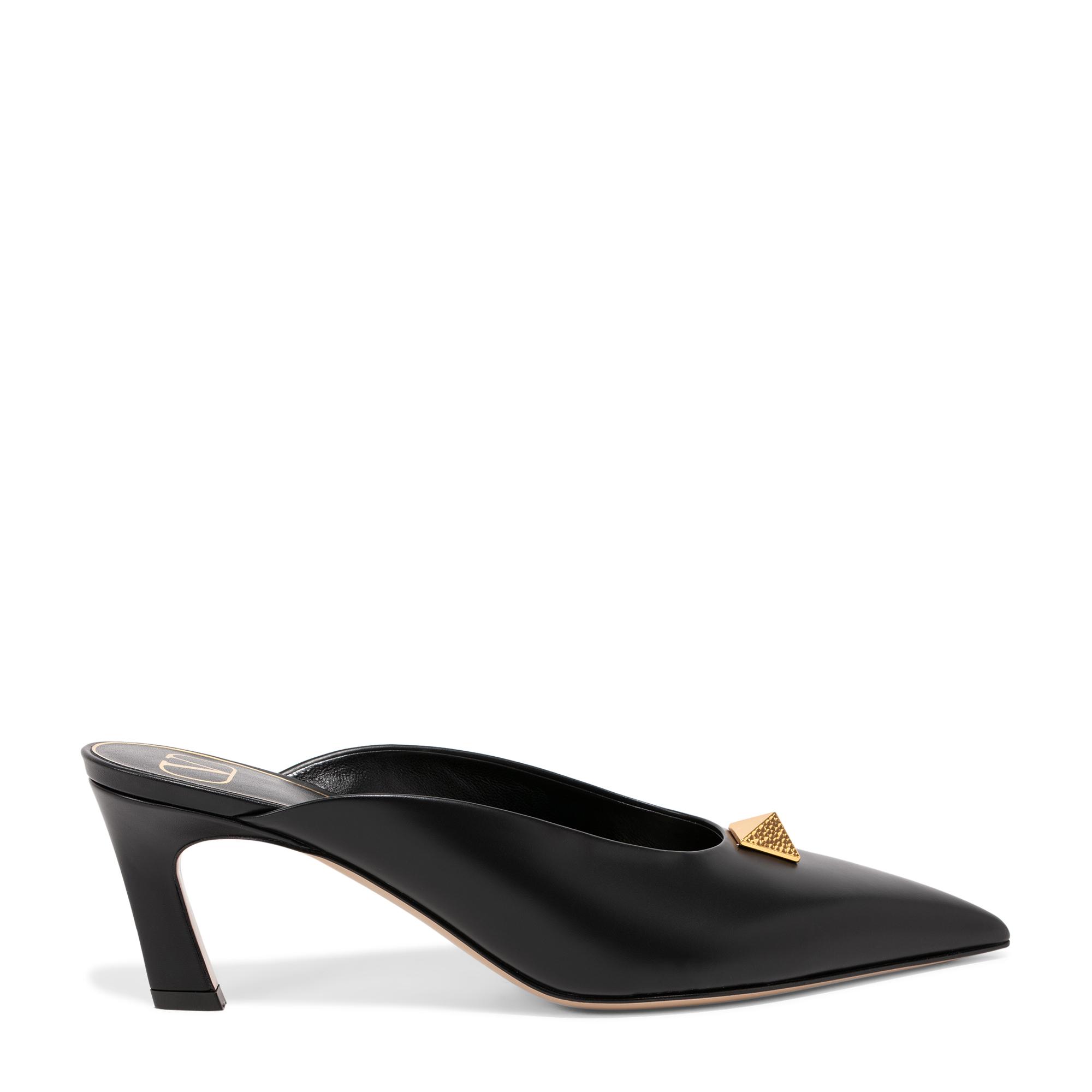 Roman Stud mules, Black