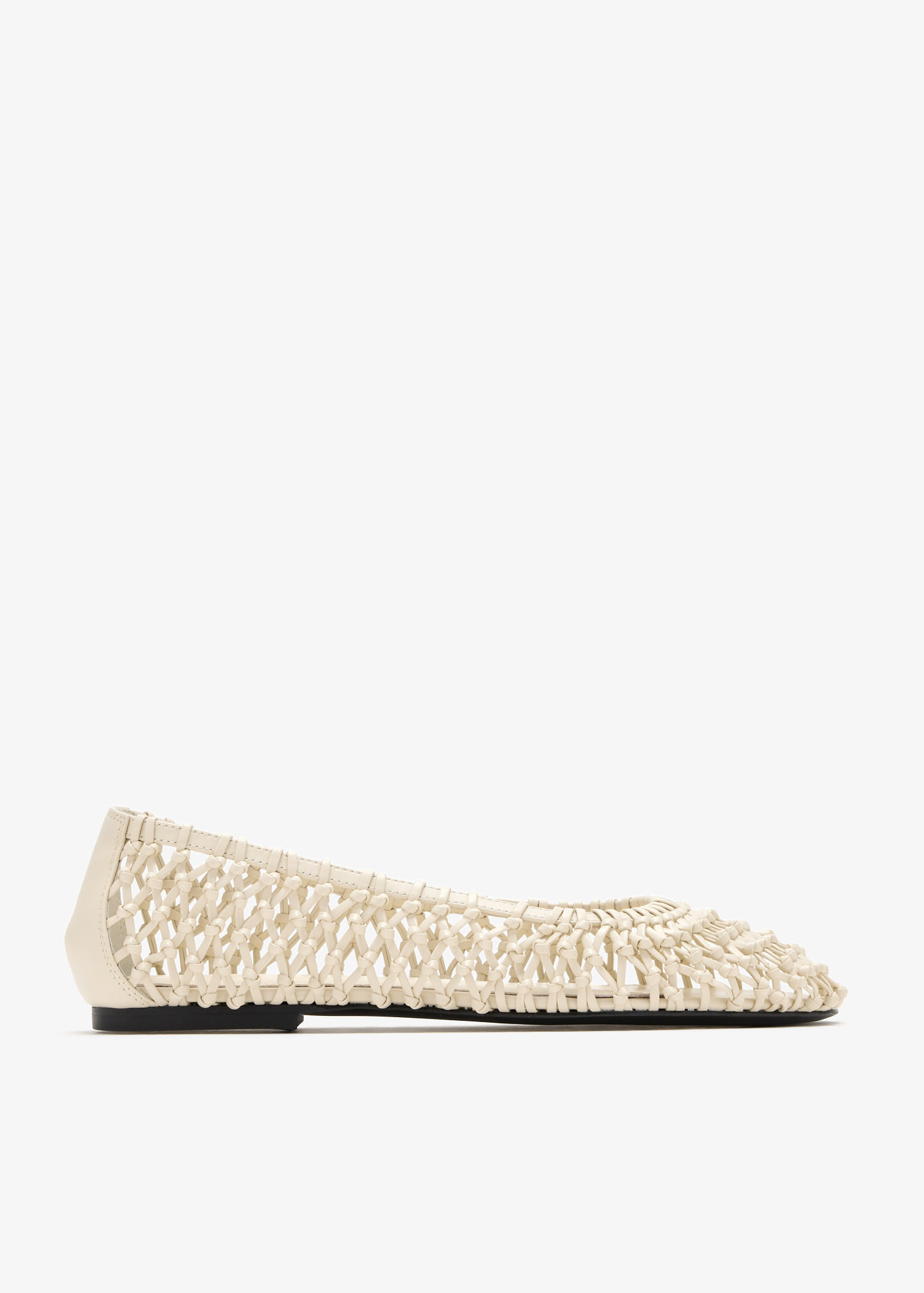 Woven ballerinas, White
Woven ballerinas, White