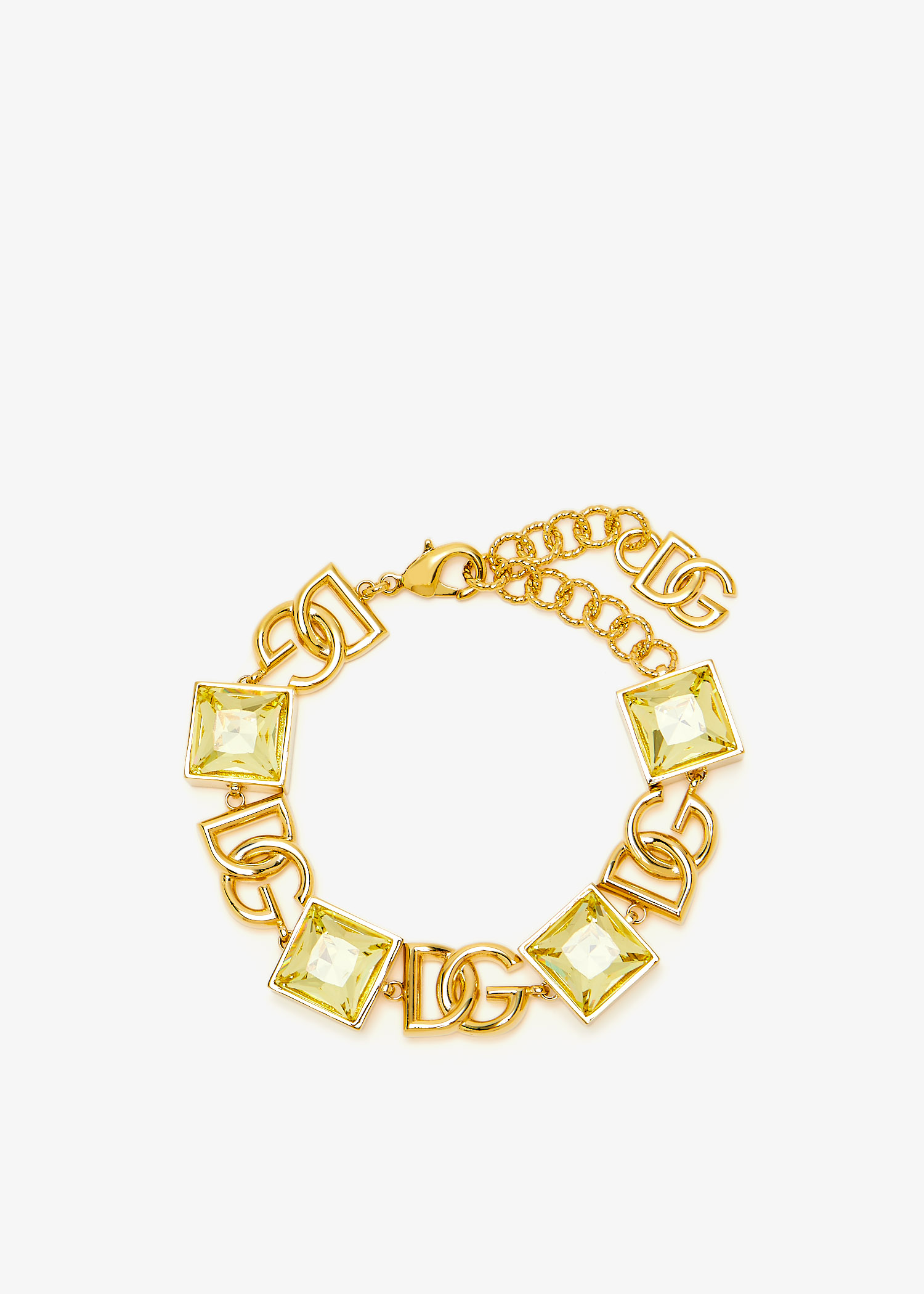 DG logo rhinestone bracelet, Gold
DG logo rhinestone bracelet, Gold