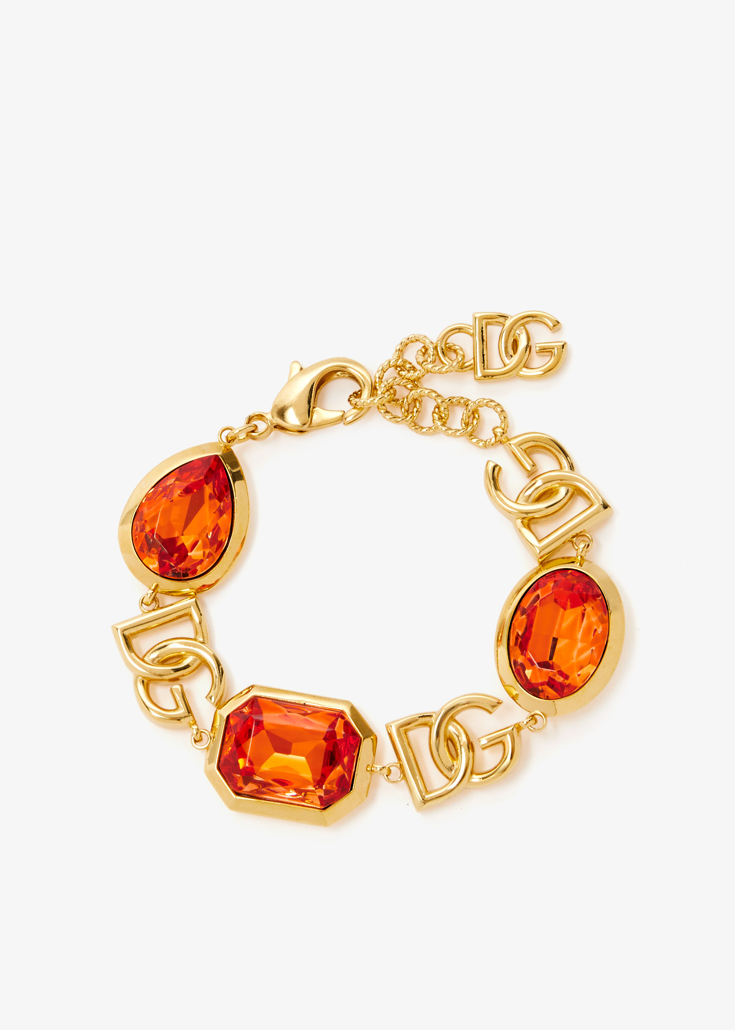 DG logo rhinestone bracelet, Gold
DG logo rhinestone bracelet, Gold