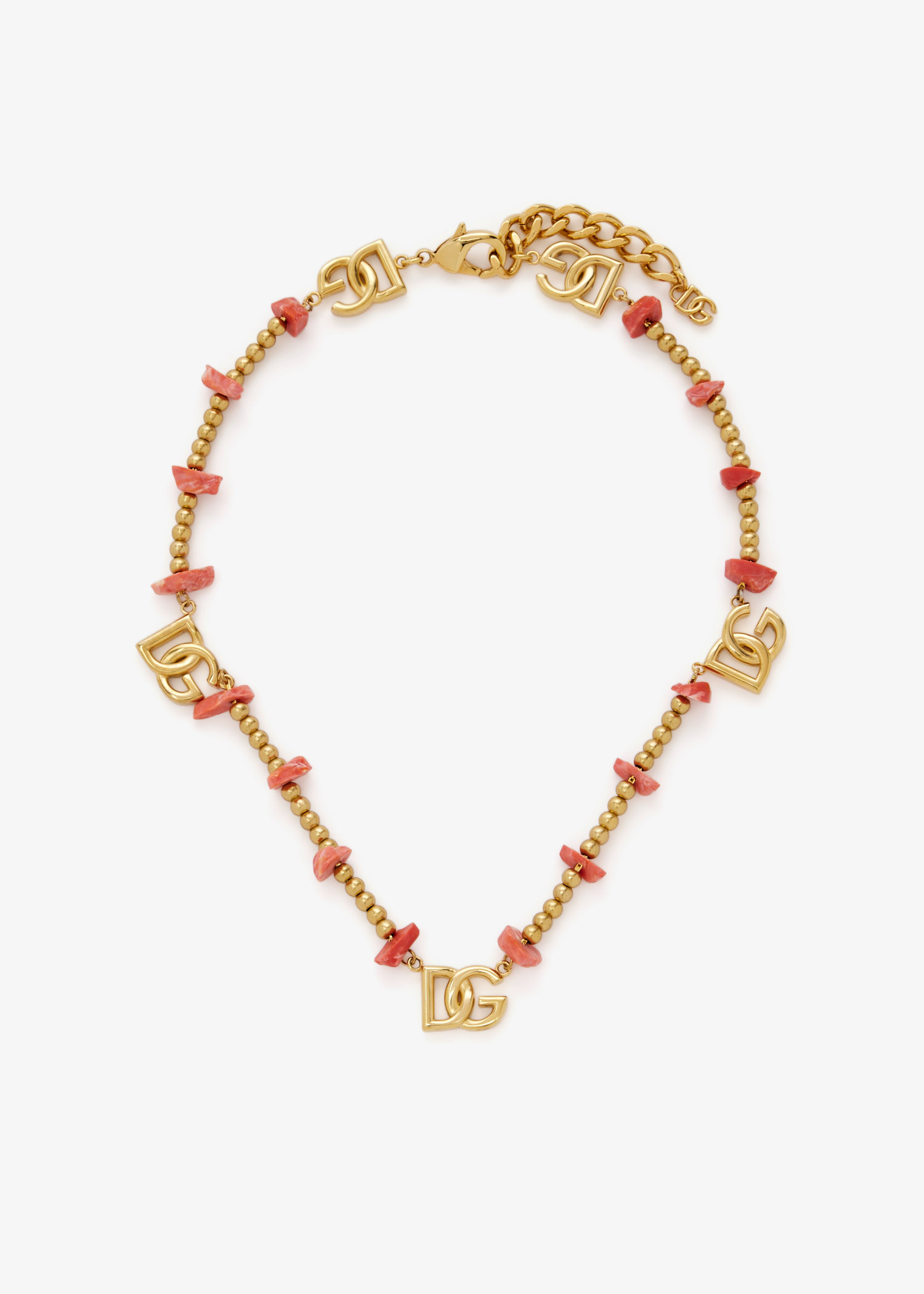 Coral-embellished necklace, Gold
Coral-embellished necklace, Gold