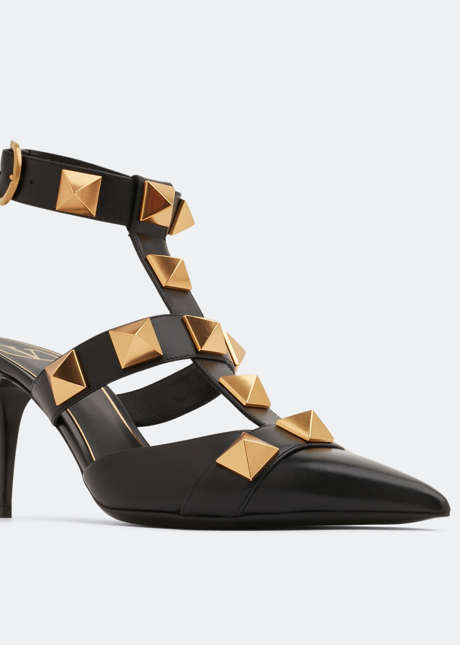 Roman Stud pumps, Black
