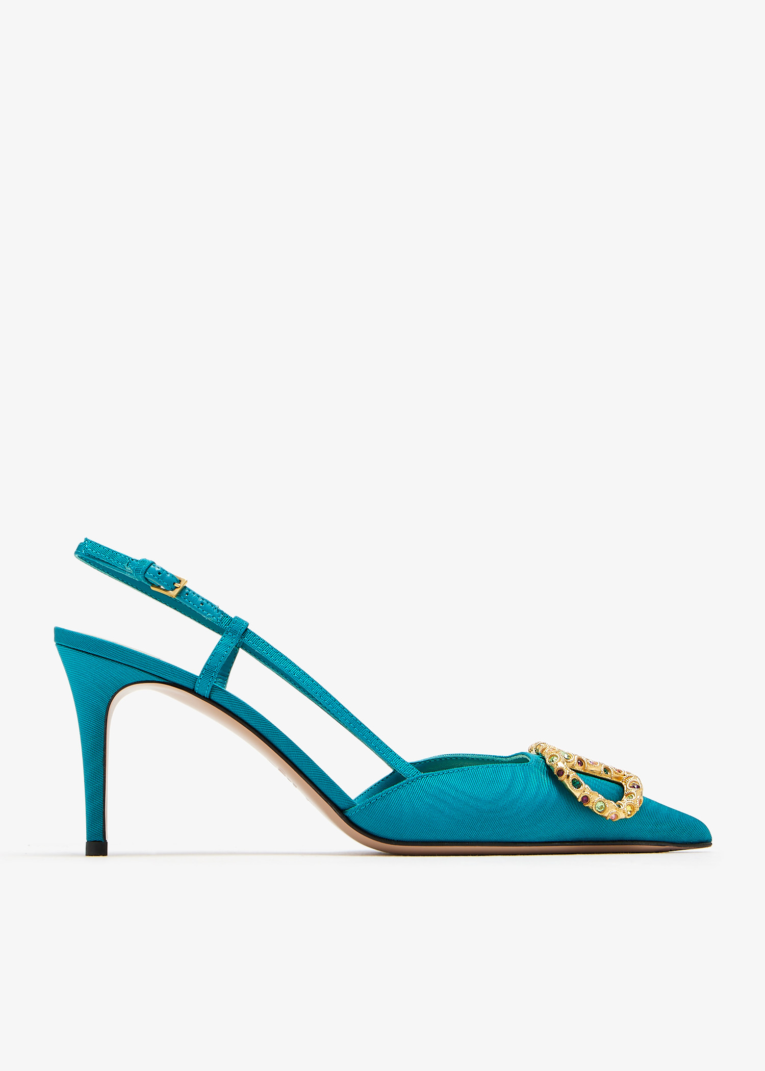 VLogo Signature slingback pumps, Blue
VLogo Signature slingback pumps, Blue