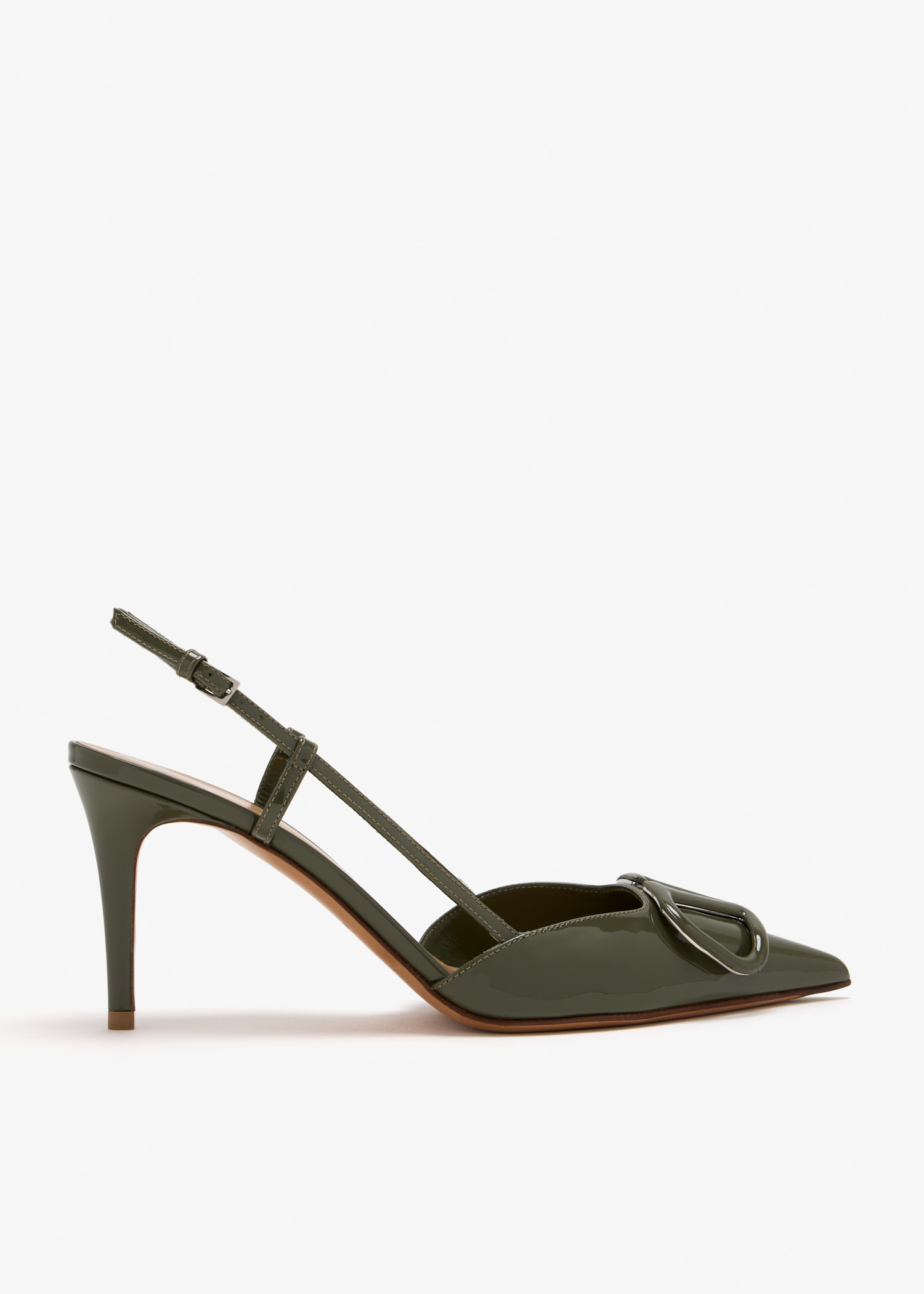 VLogo signature slingback pumps, Green
VLogo signature slingback pumps, Green