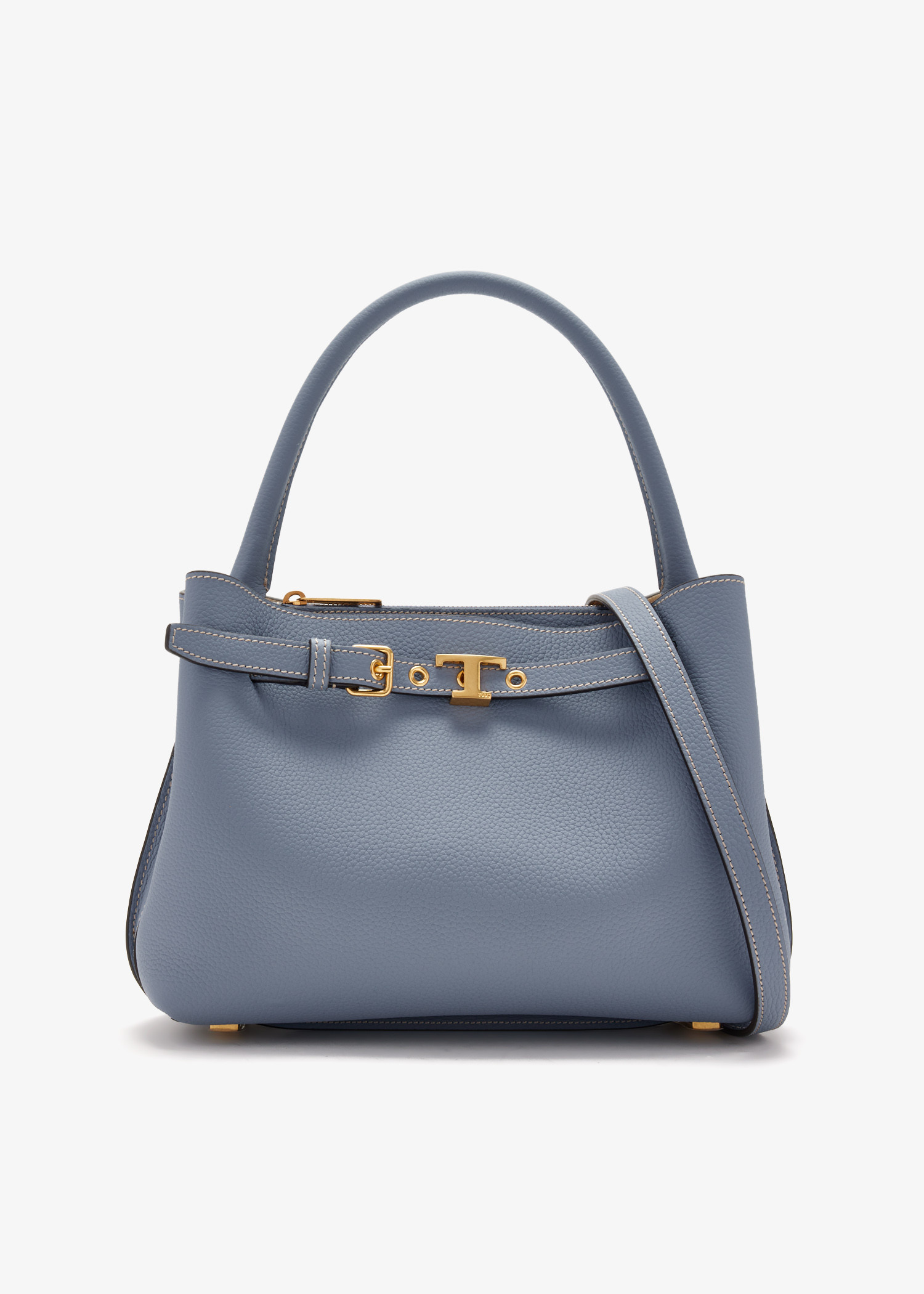 Mini leather handbag, Blue
Mini leather handbag, Blue