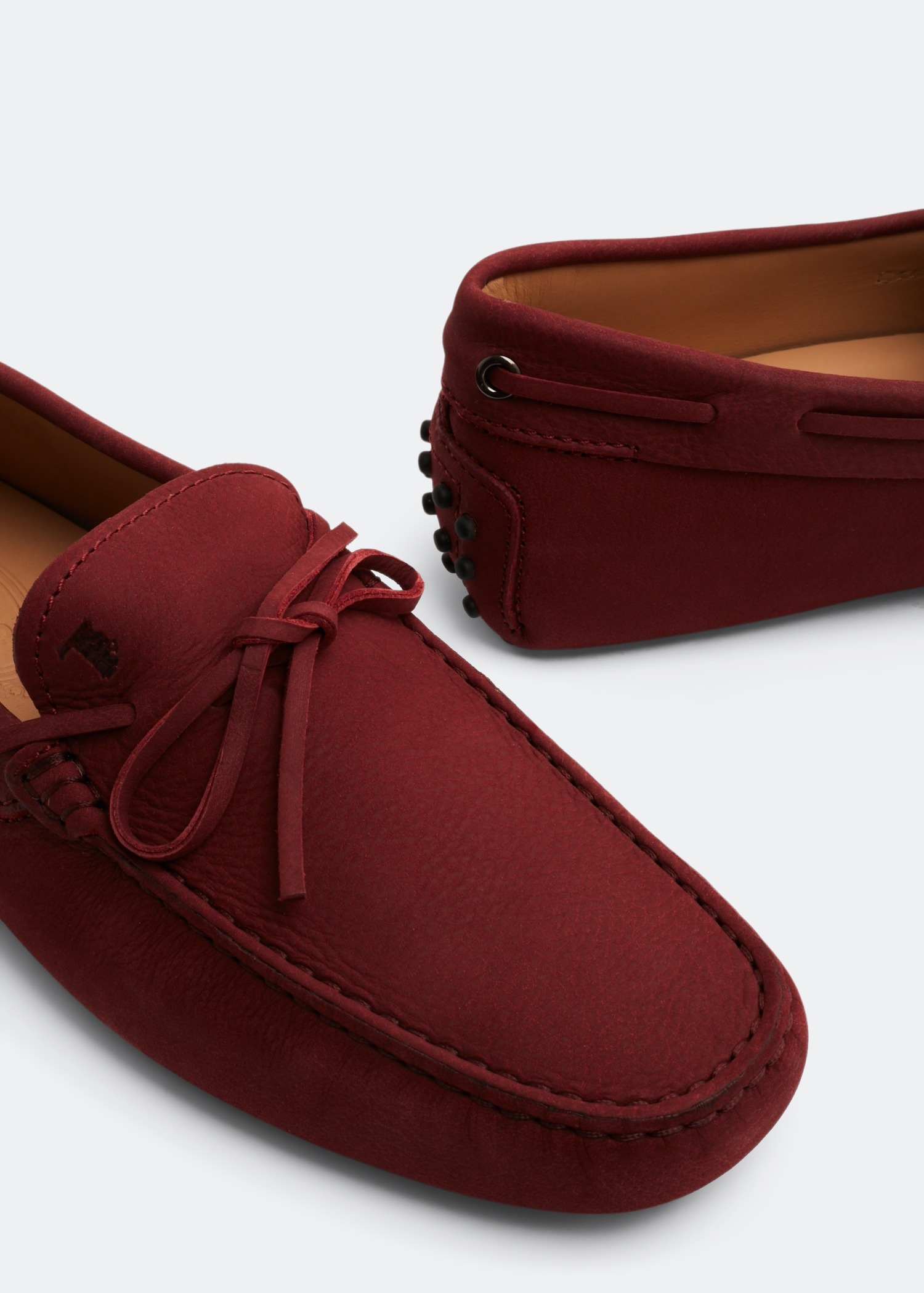 Gommini loafers, Red