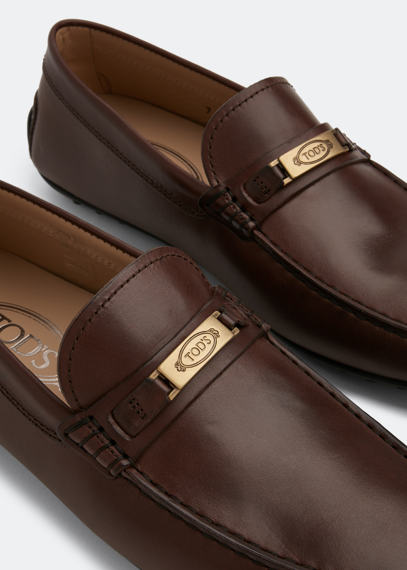 Gommini leather loafers, Brown