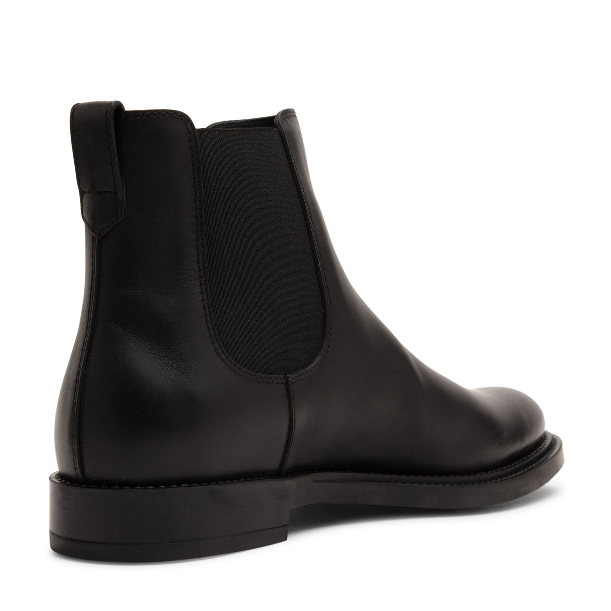 Leather ankle boots, Black