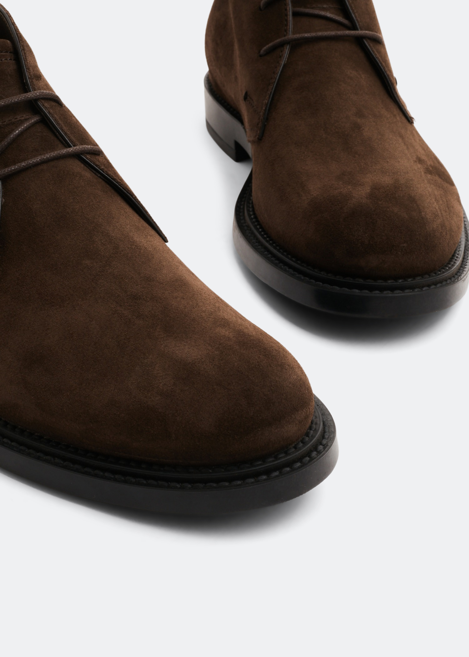 Suede desert boots, Brown