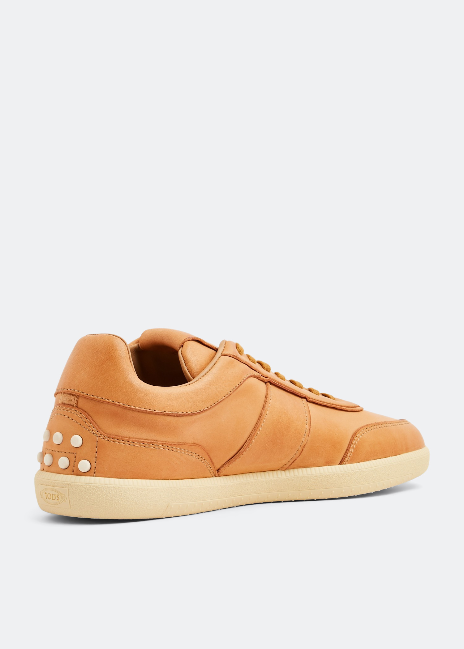 Tabs leather sneakers, Brown