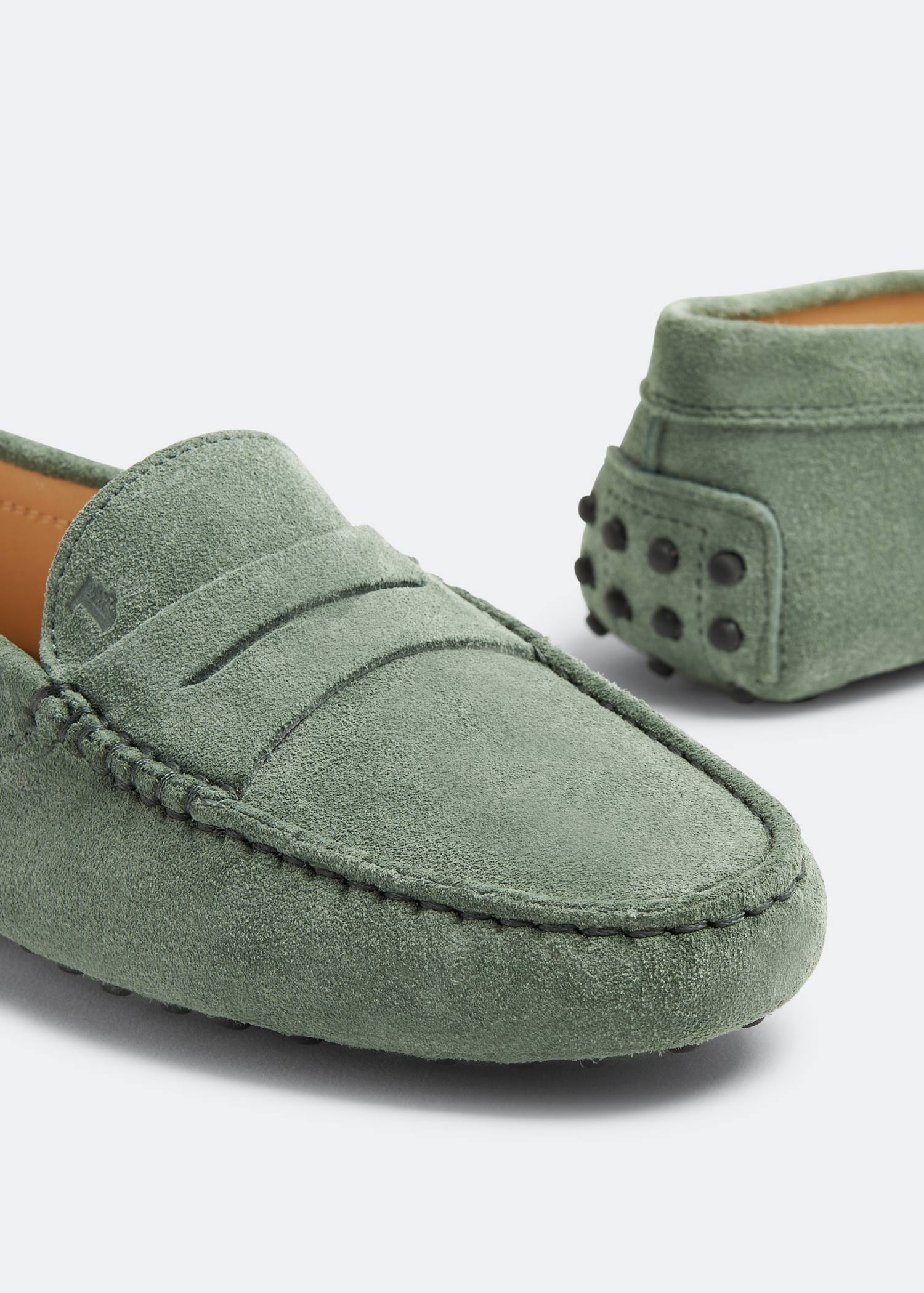 Gommino driving loafers, Green