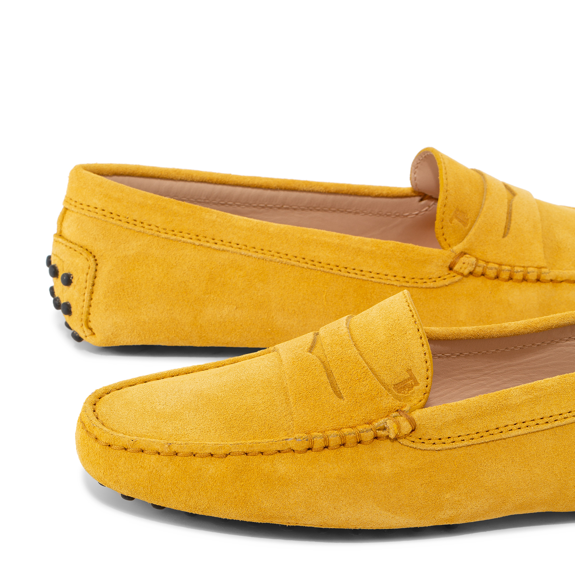 Gommino driving loafers, Yellow